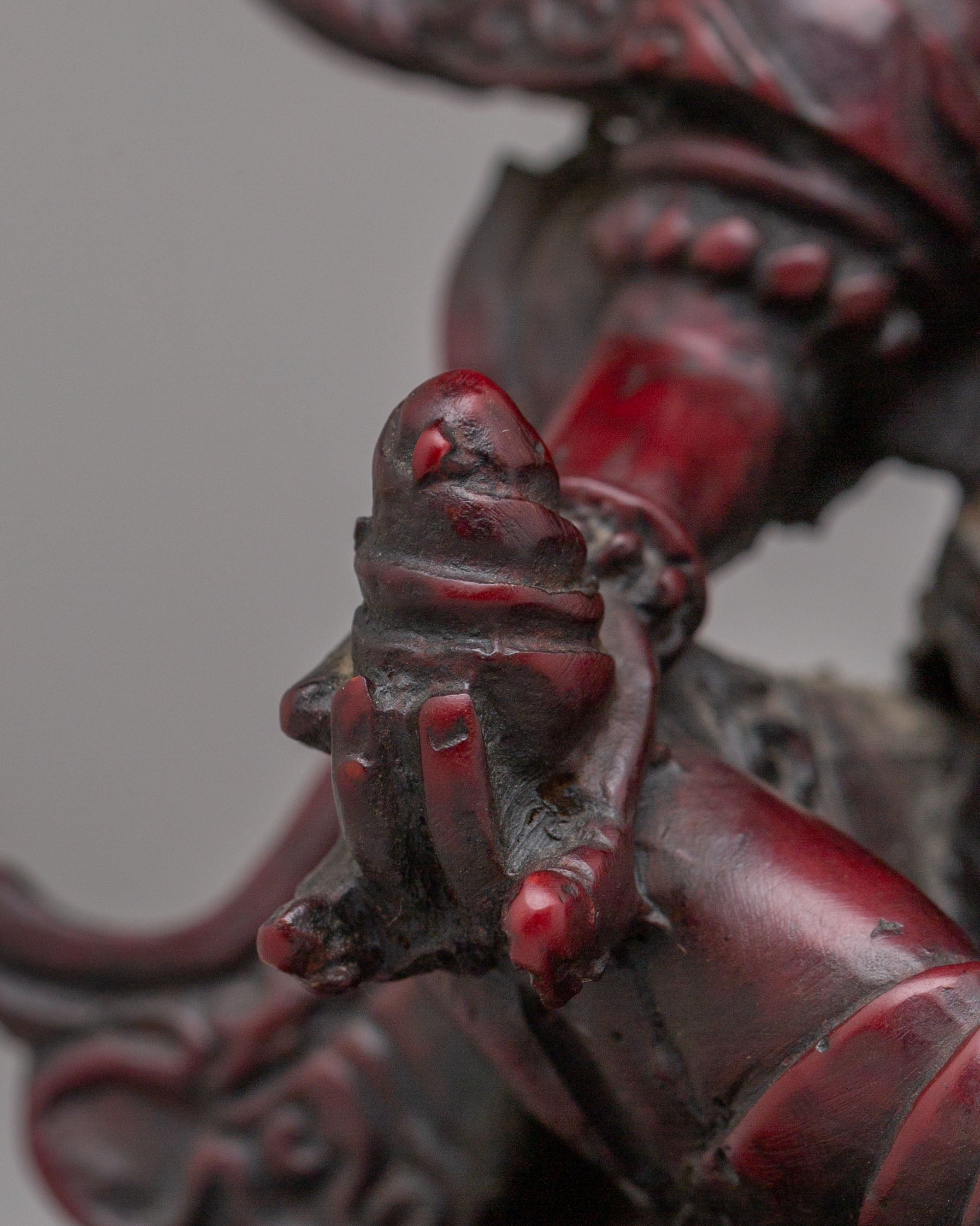 Himalayan Altar Dzambhala Sculpture | Wealth Deity Figurine for Abundance