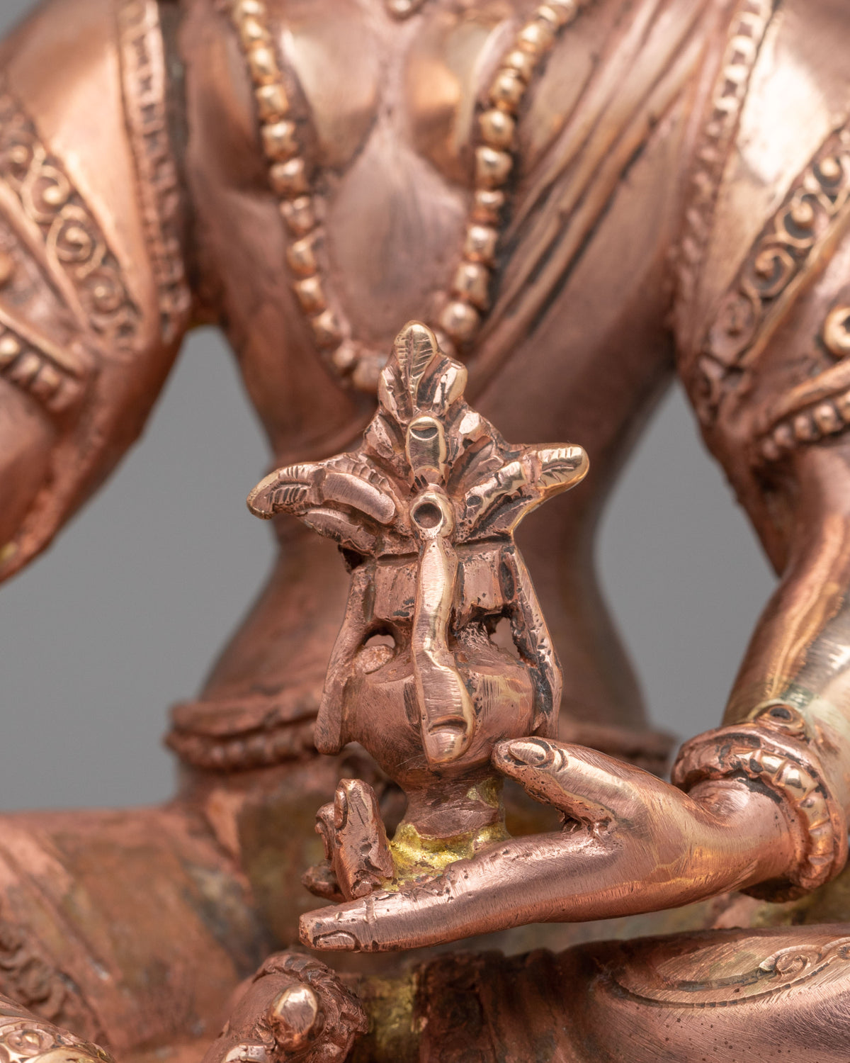 Himalayan Vasudhara Wealth Deity Statue | Handcrafted Buddhist Sculpture for Prosperity