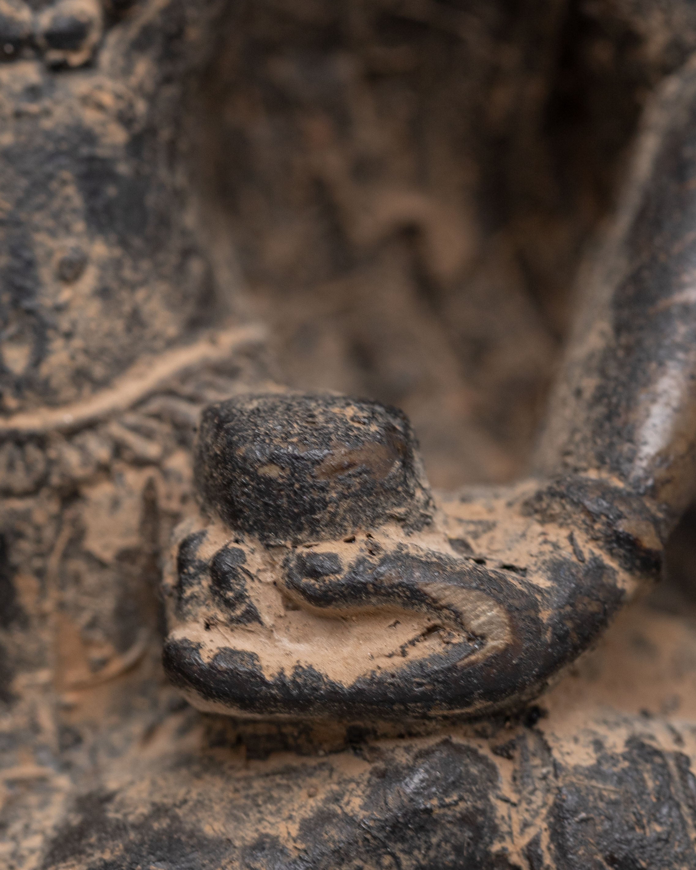 Traditional Vasudhara Wealth Deity Statue | Tibetan Stone Sculpture