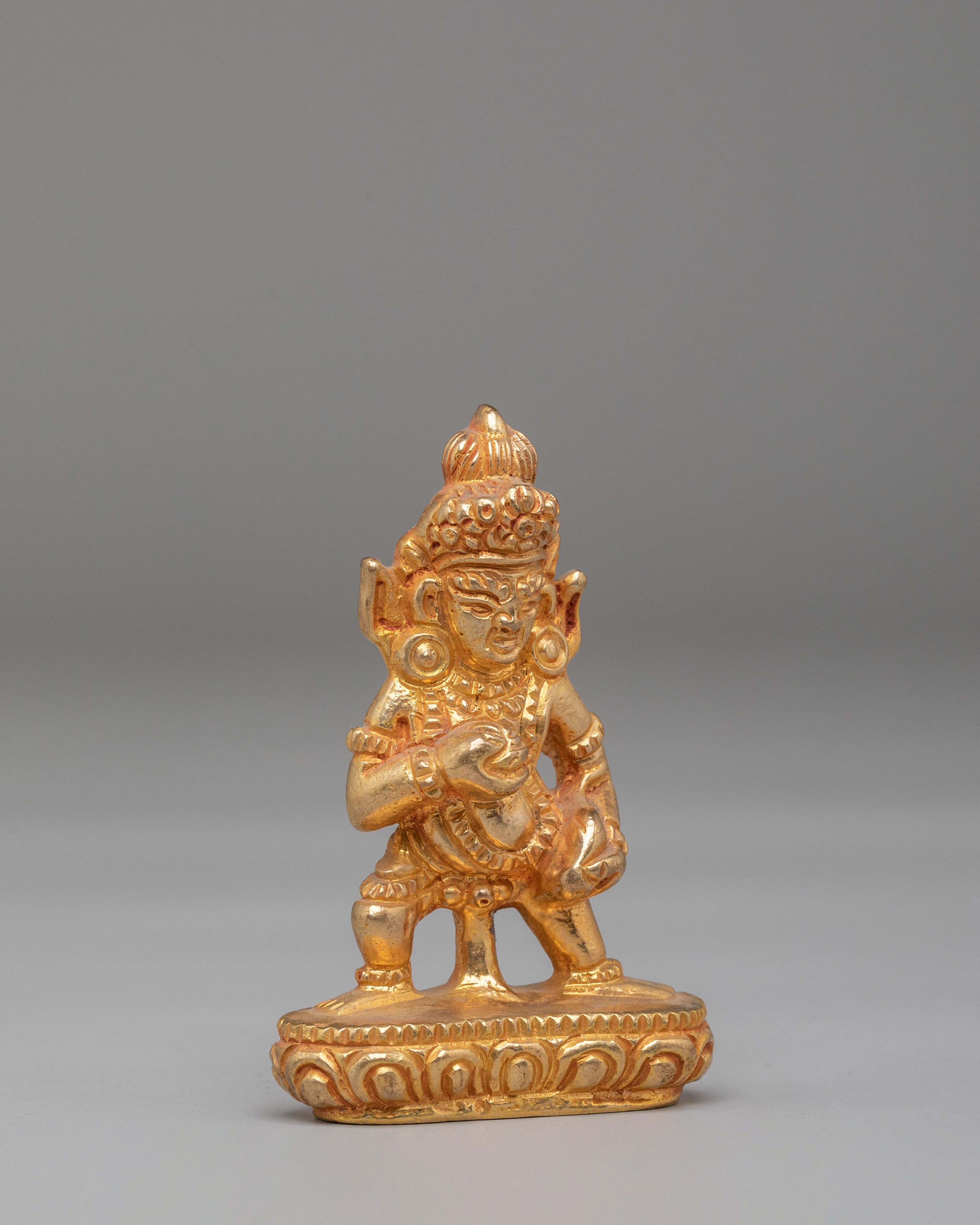 Himalayan Black Dzambhala Wealth Deity | Prosperity Idol