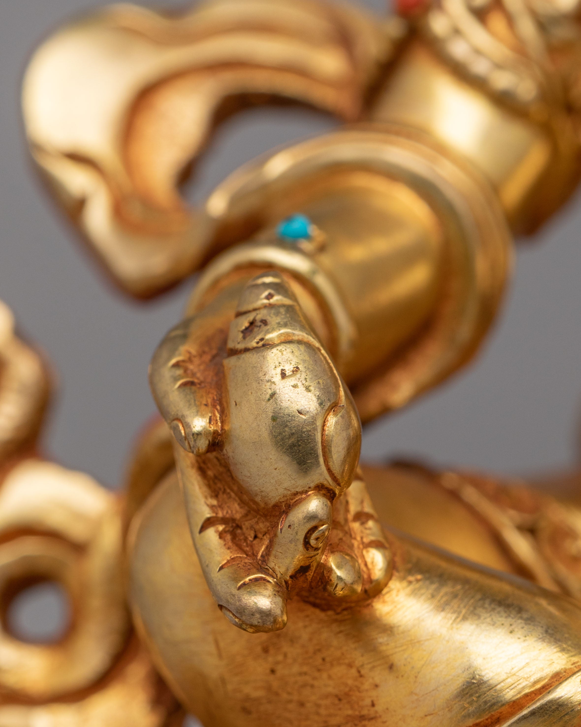Himalayan Dzambhala Deity Statue | Tibetan God of Wealth & Prosperity