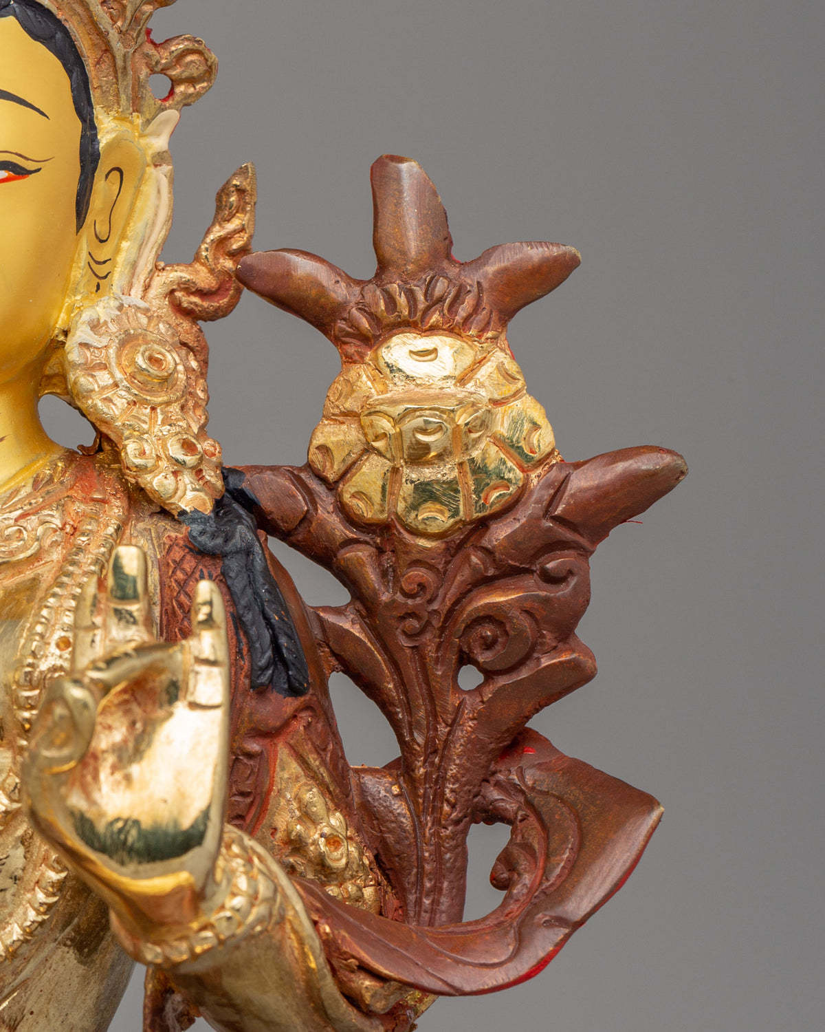 Tibetan Green Tara Goddess Statue | Spiritual Home Decor