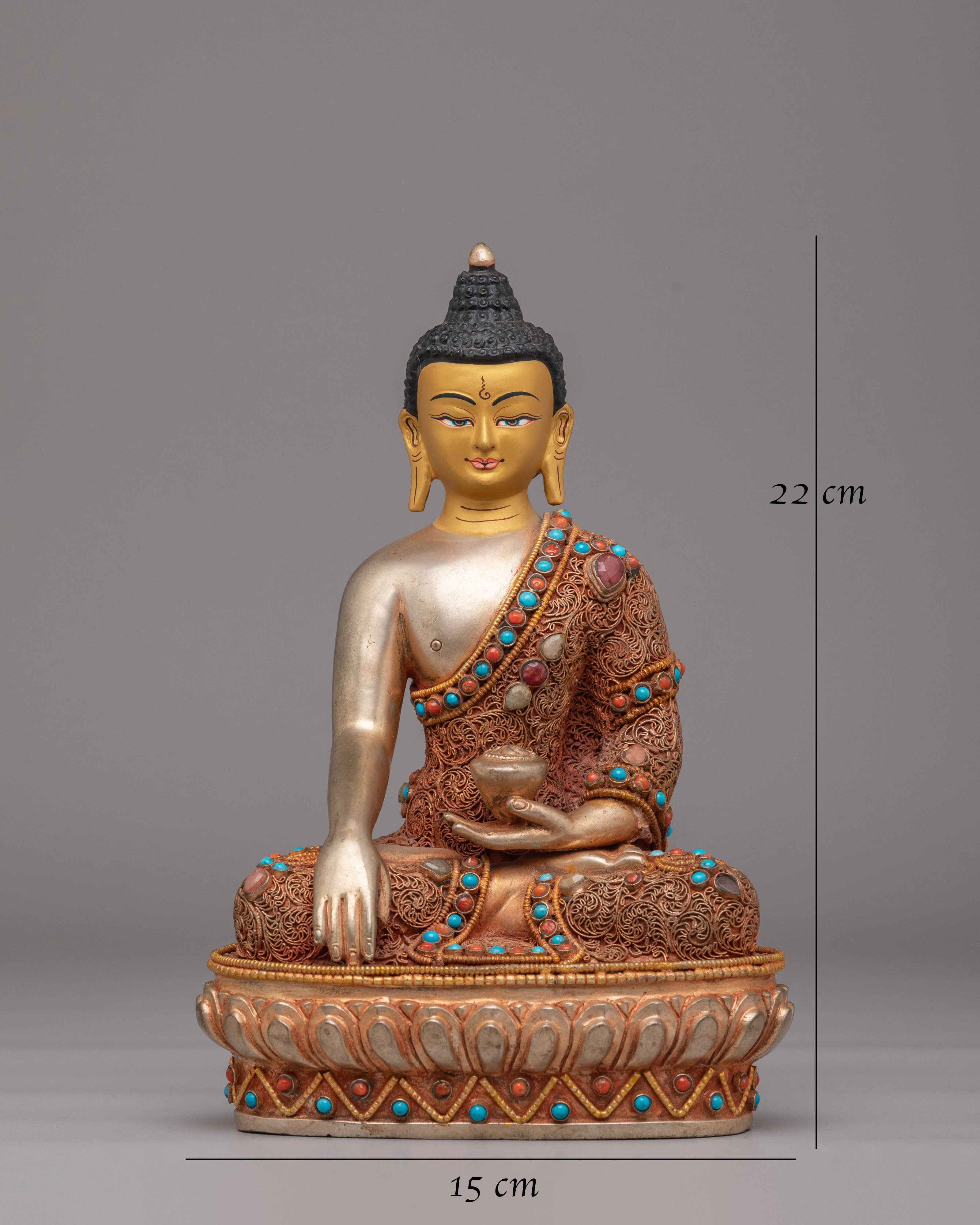 Handcrafted Shakyamuni Buddha Figurine | A Sacred Symbol of Enlightenment