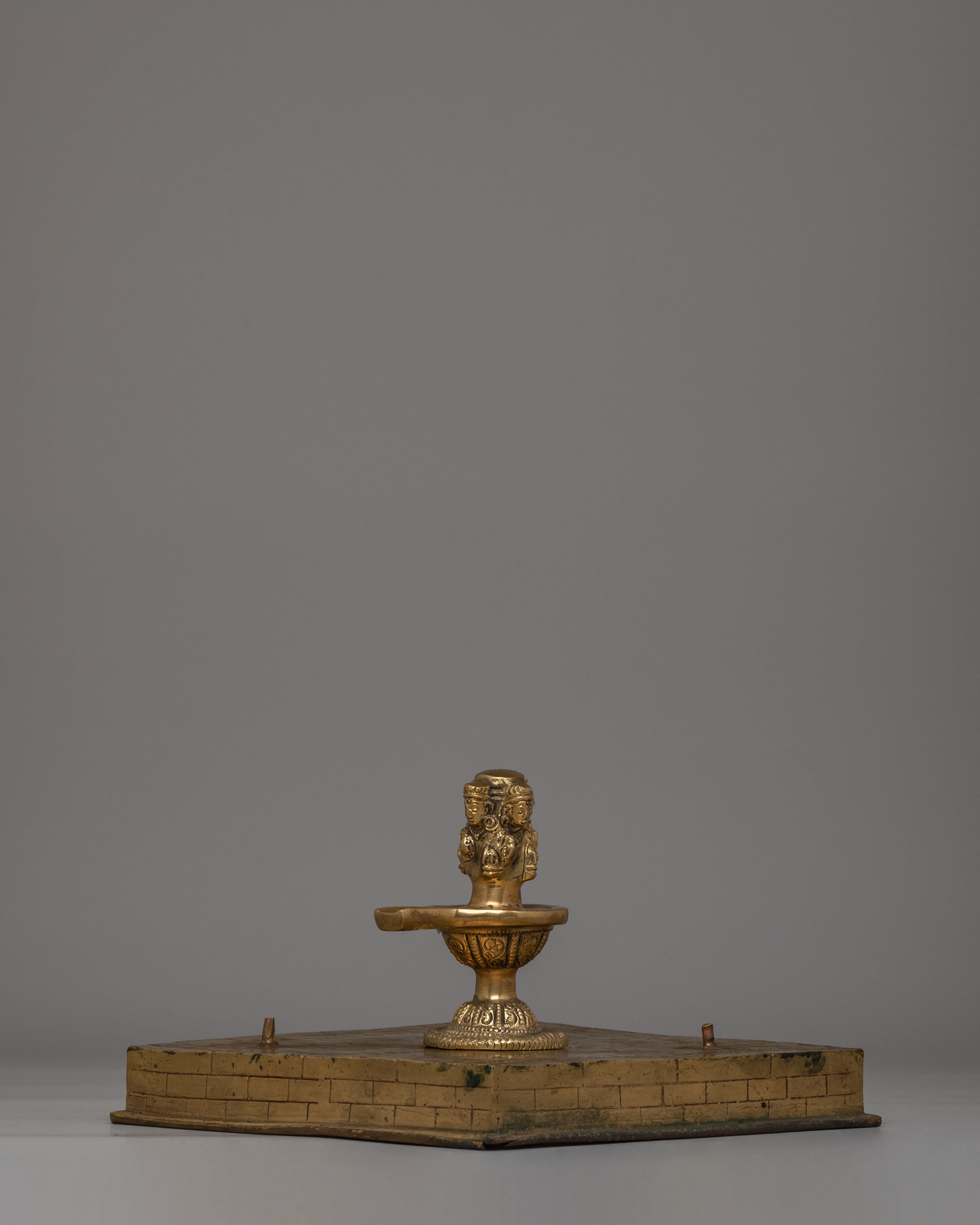 Traditional Pashupatinath Temple Sculpture | Handcrafted Brass Statue