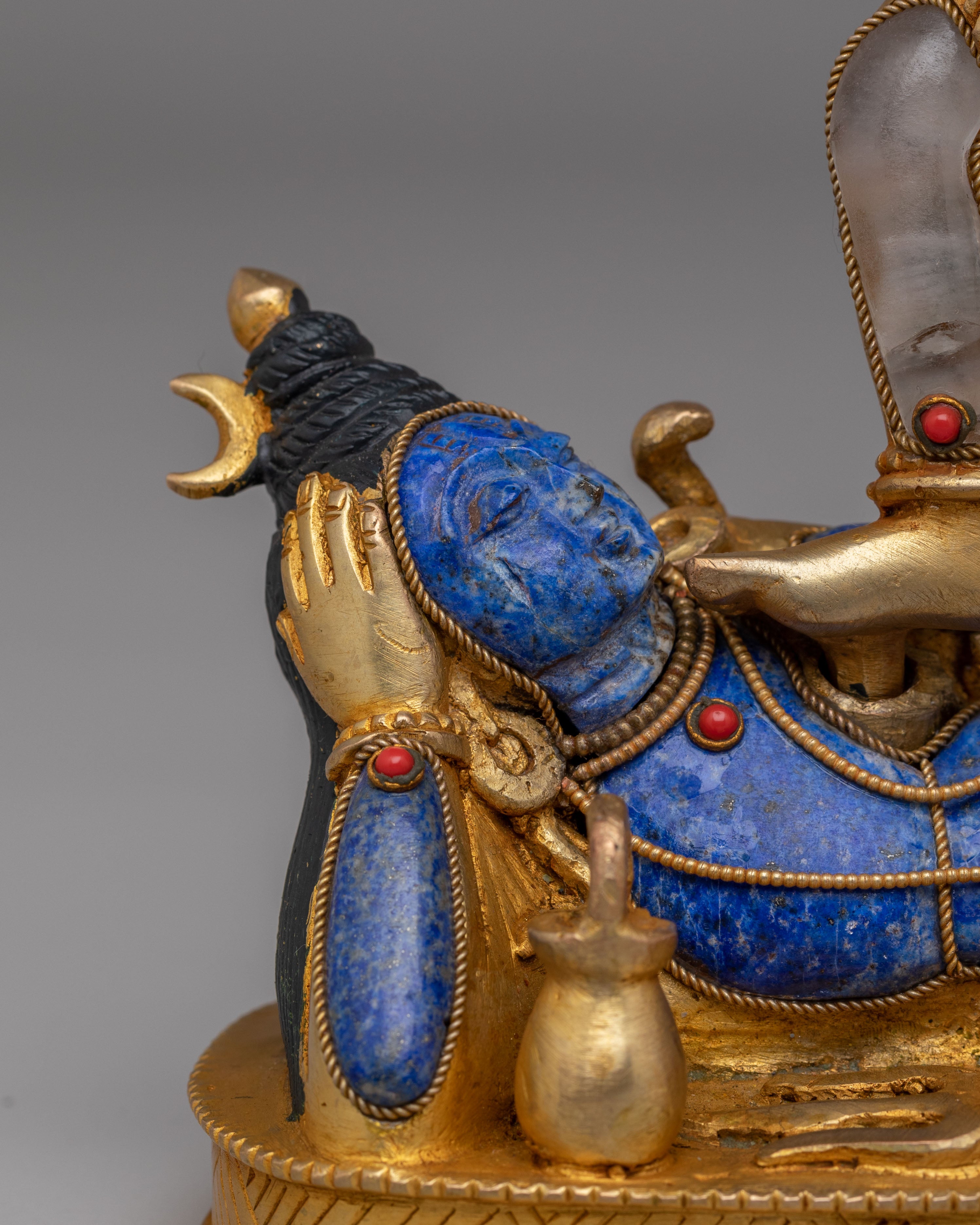 Mahakali Standing On Shiva Statue | Divine Goddess Sculpture