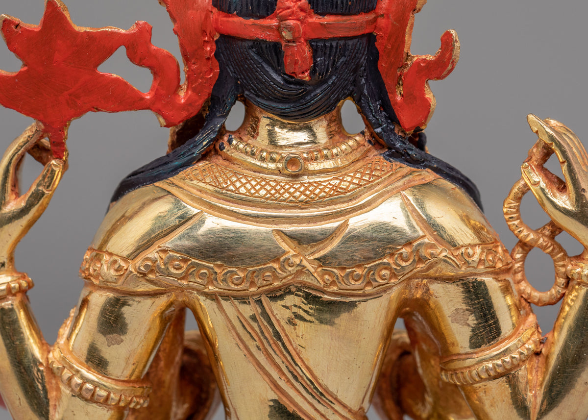 Sacred Chenrezig Deity Statue | Traditional Himalayan Artwork