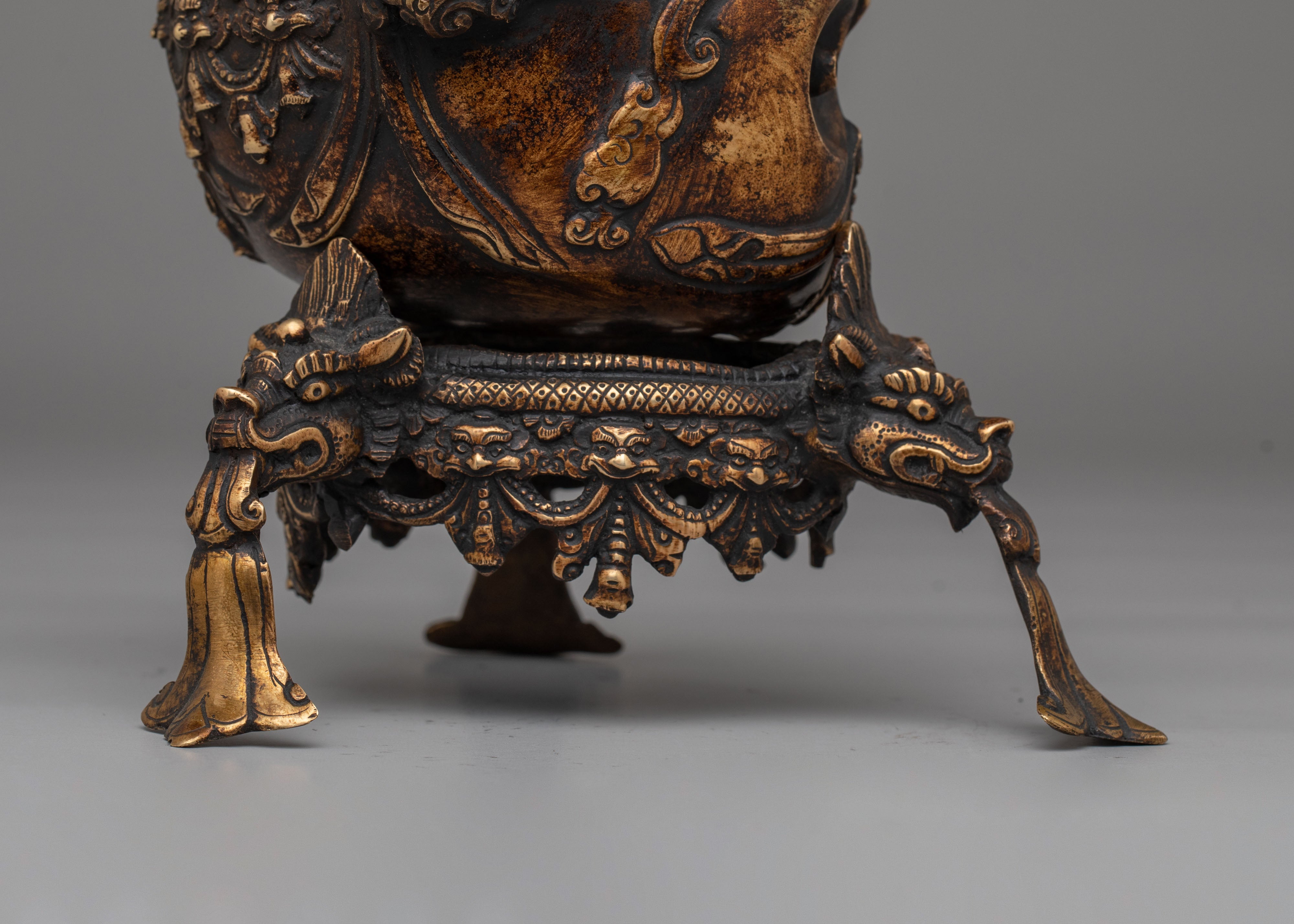 Handcrafted Kapala for Ritual | Tibetan Skull Cup (REMAKE POSSIBLE )