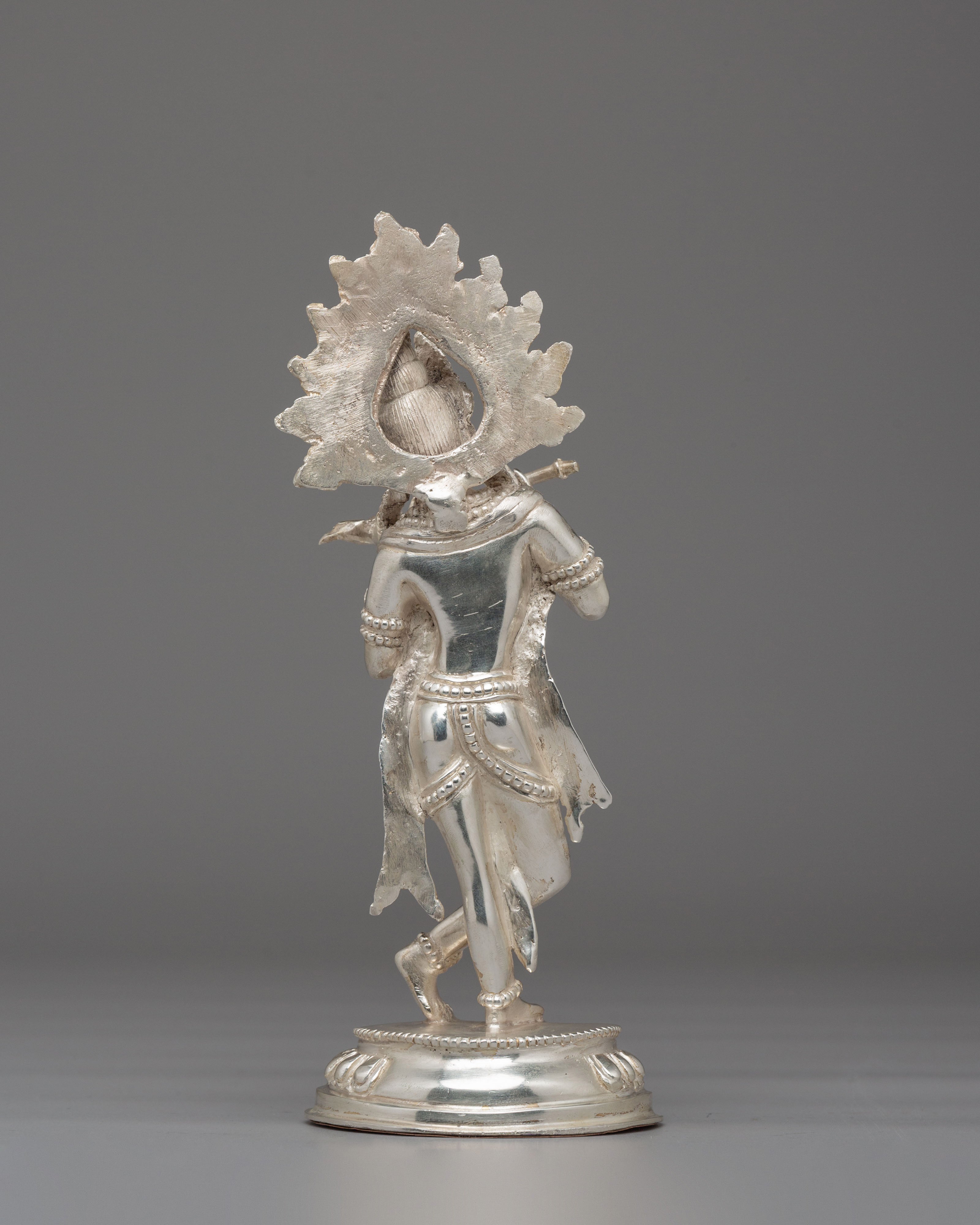 Traditional Radha Krishna Statue | Hindu Deity Figurine