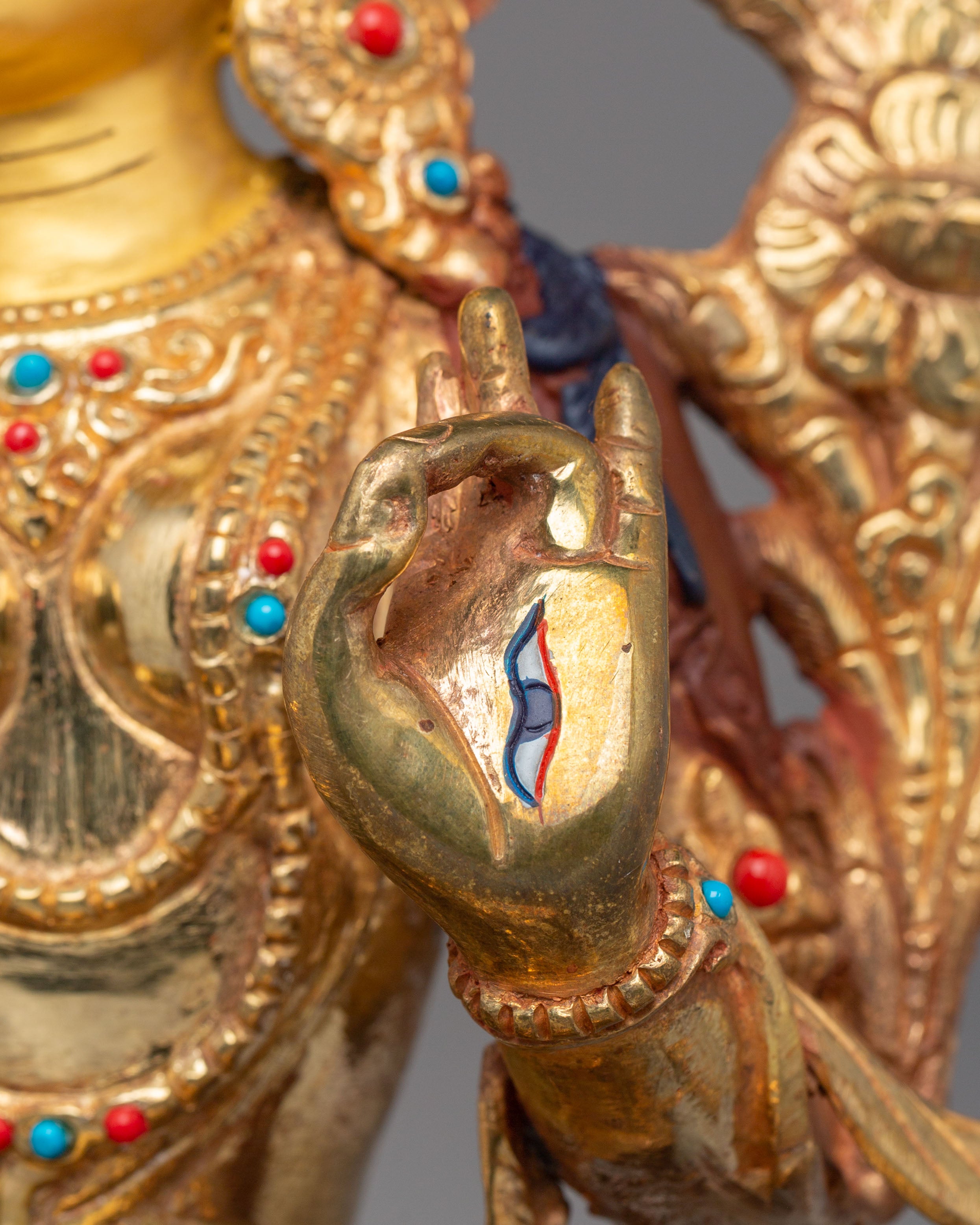 Handmade Traditional  White Tara Artwork | Goddess of Compassion