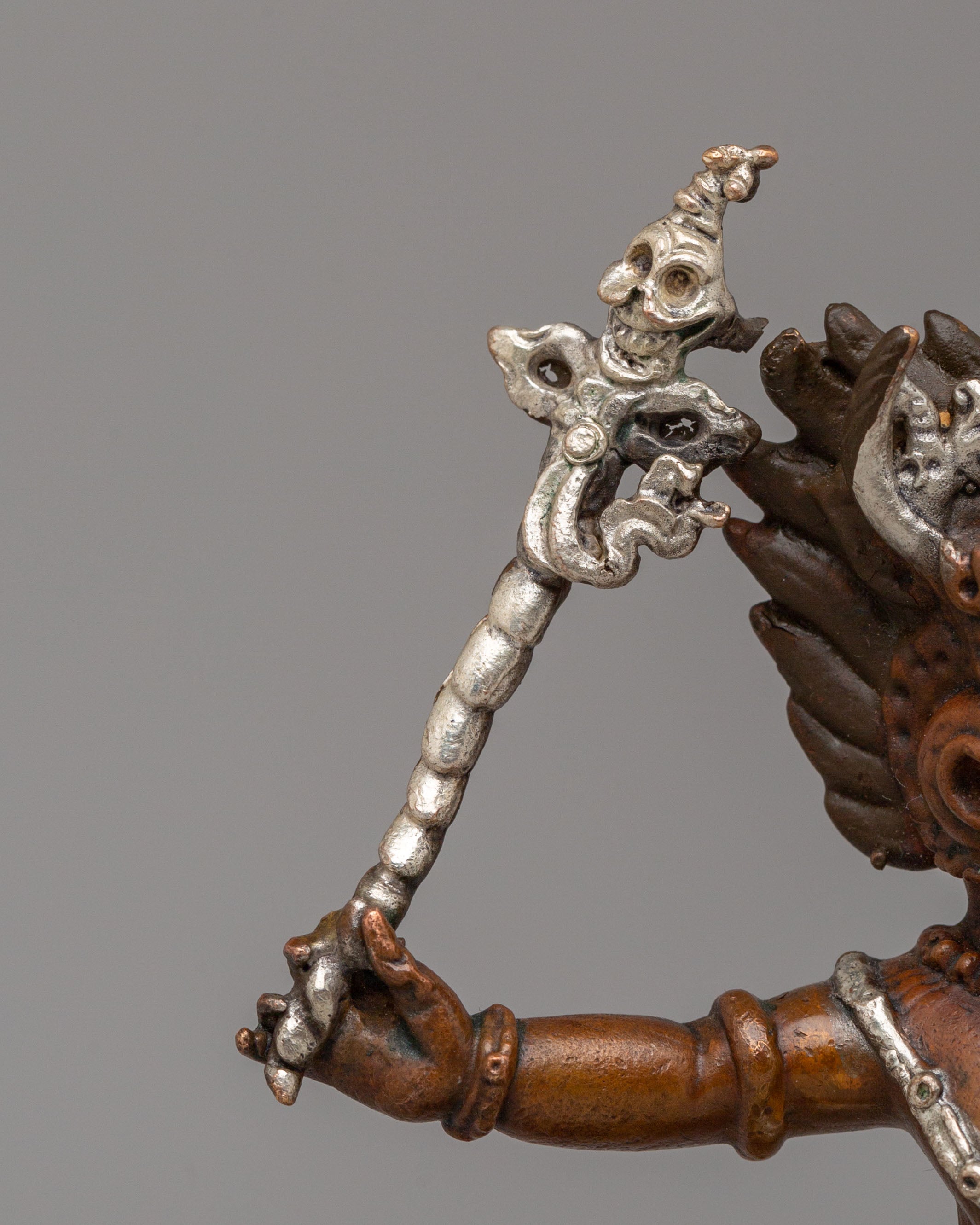 Machine Made Yama Dharmaraja Deity Statue | Guardian of Dharma and Protector of the Law
