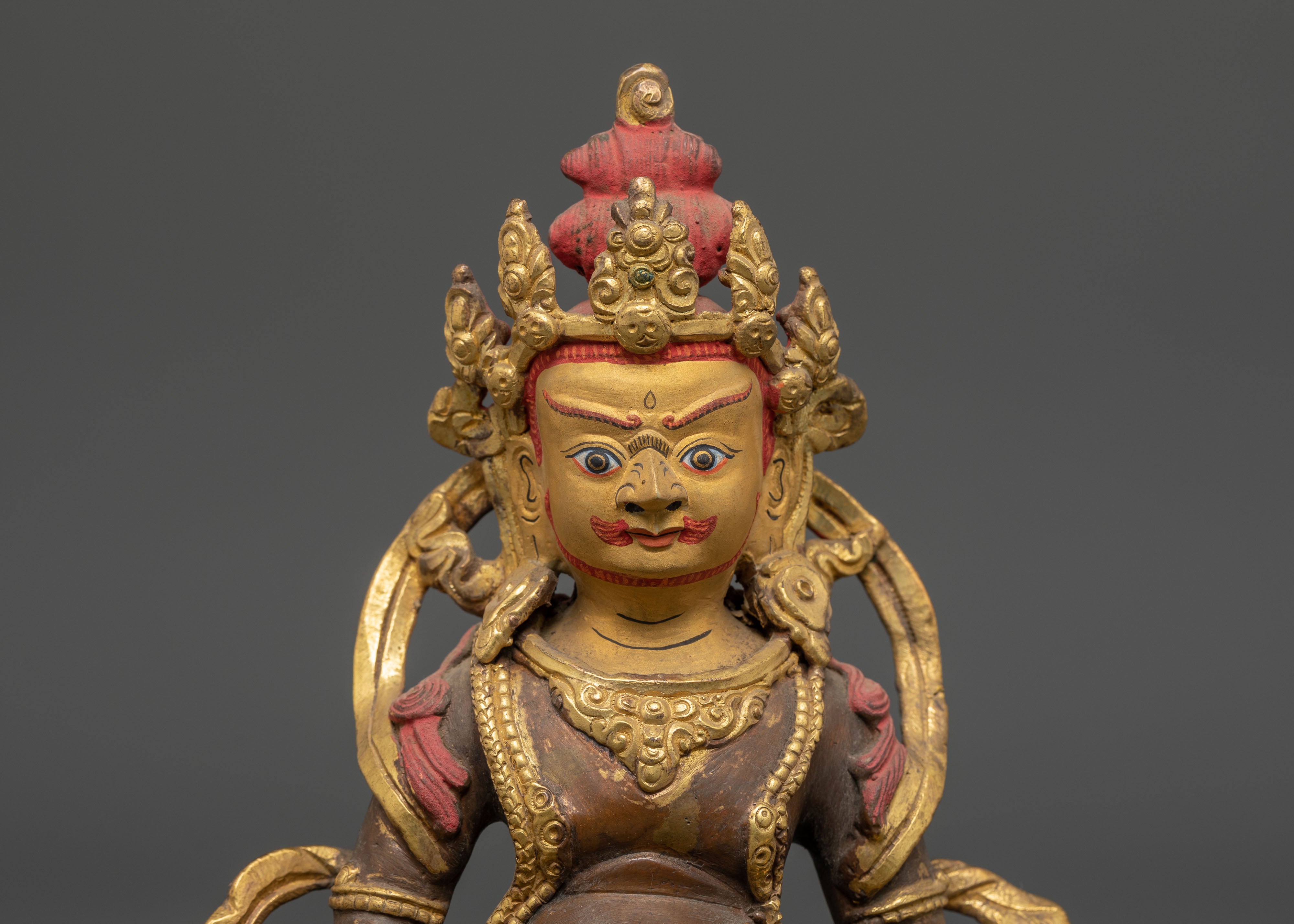 Spiritual Dzambhala Deity Statue | Wealth Deity Sculpture