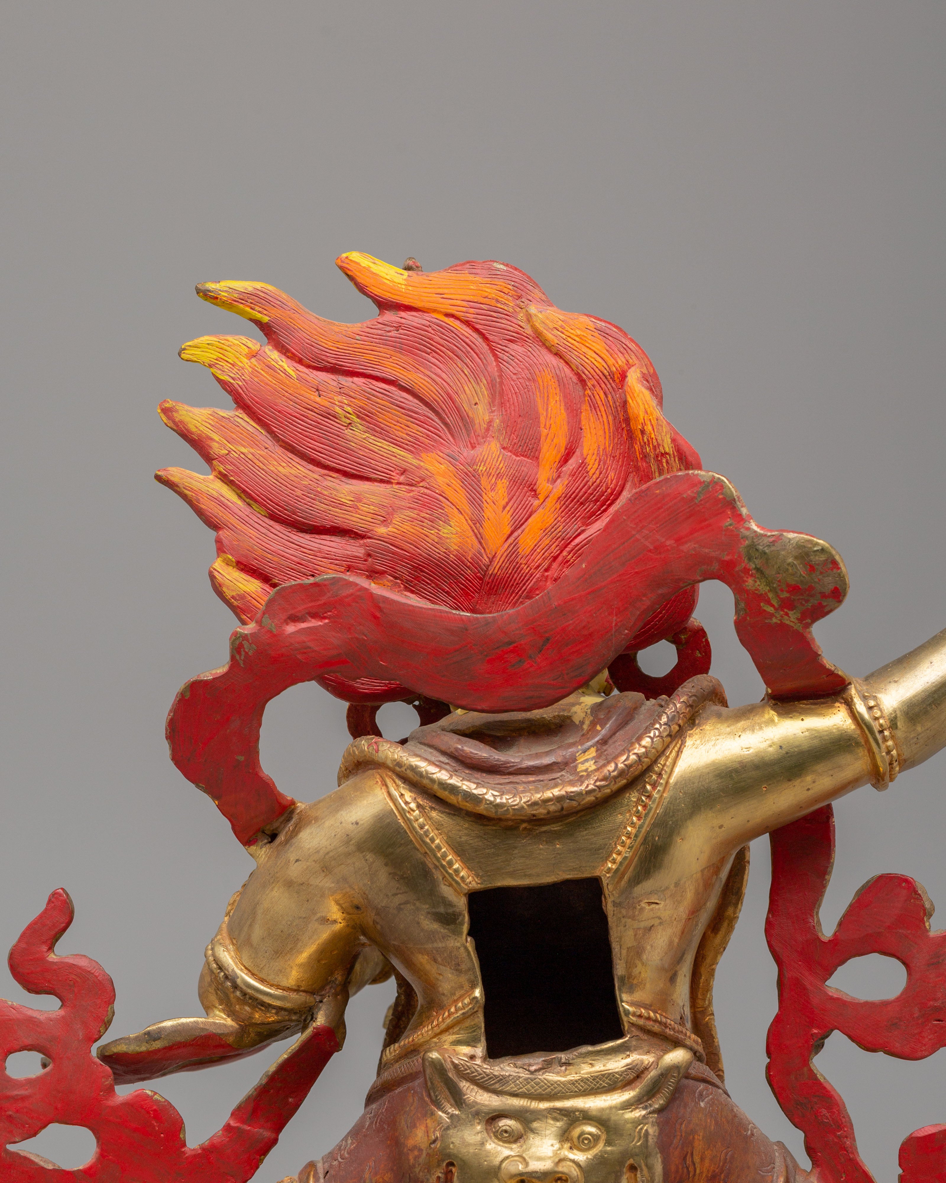 Traditional Vajrapani Spiritual Sculpture | Tibetan Buddha of Power