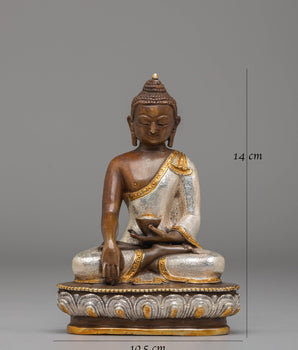 Handmade Buddhist Gautam Buddha Statue | Peaceful Shakyamuni Buddha Art