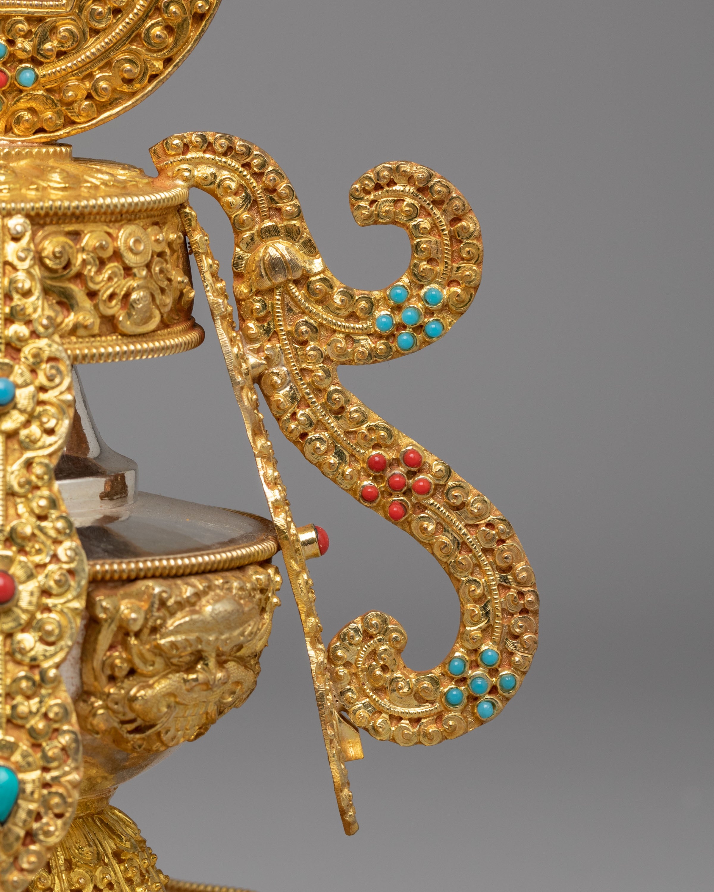 Handcrafted Longlife Vase for Altar | Tibetan Ritual Decor