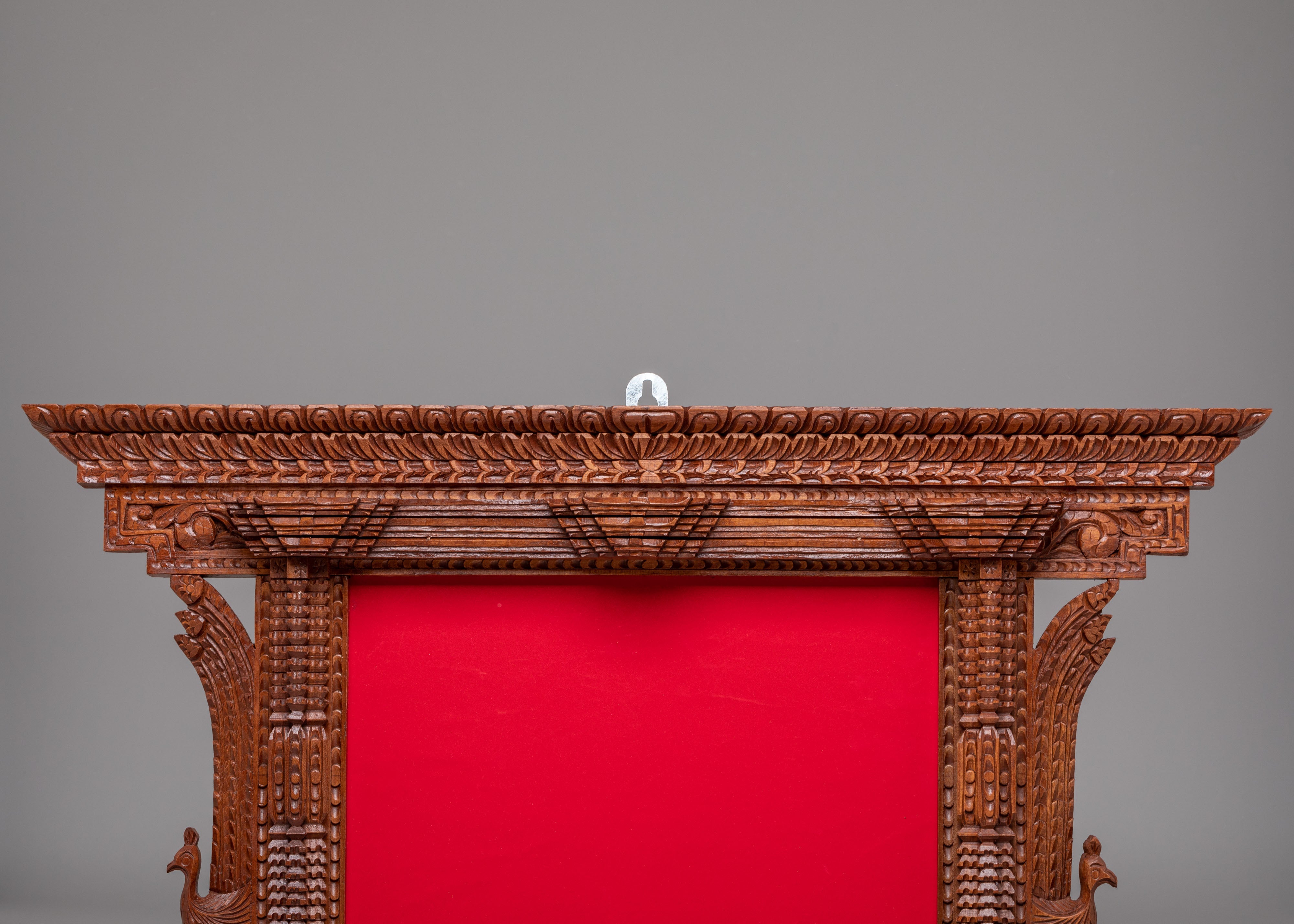 Decorative Wall Hanging Photo Frame | Hand Carved Wooden Display