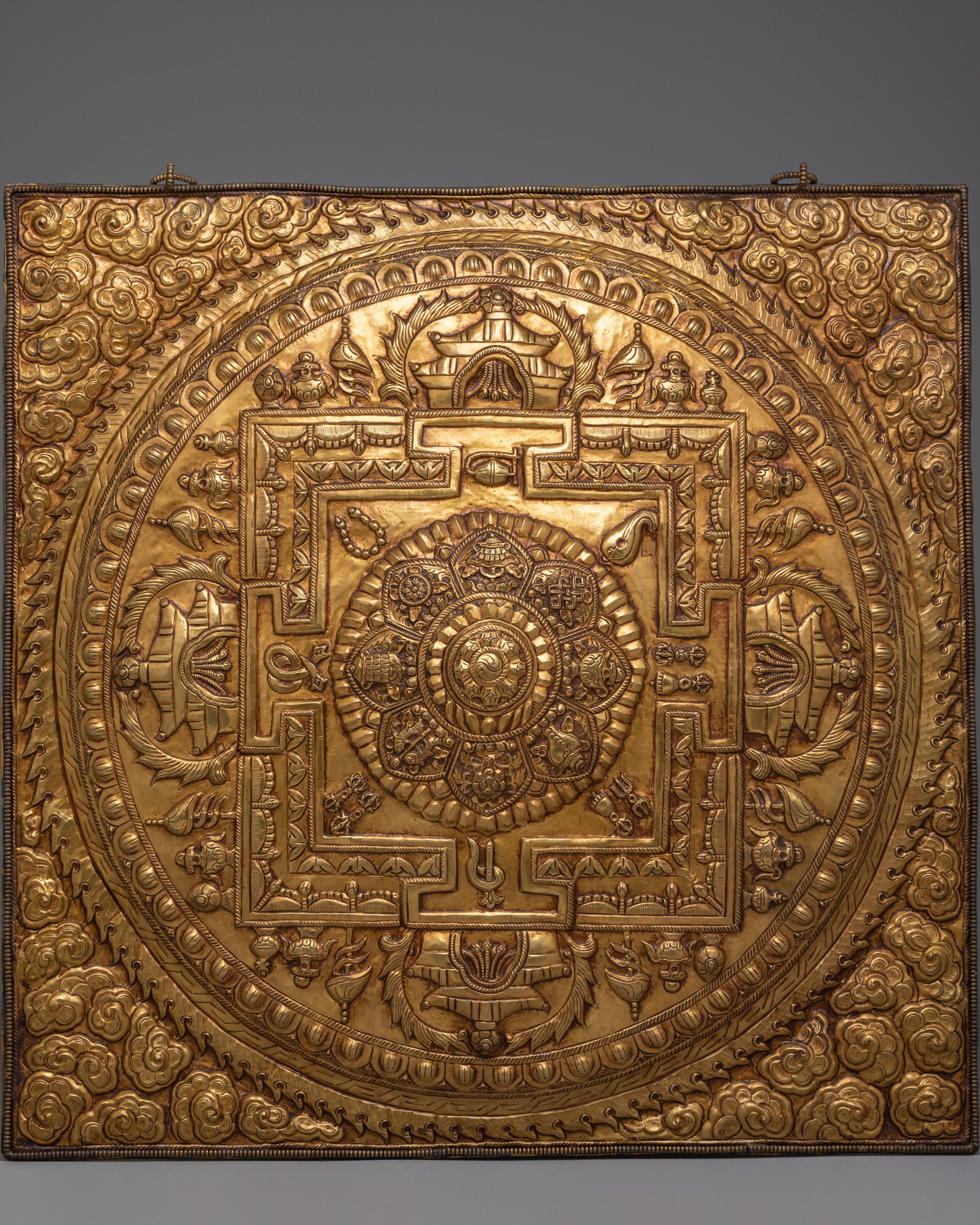 Himalayan Mandala Wall Decor | Traditional Artwork for Sacred Spaces