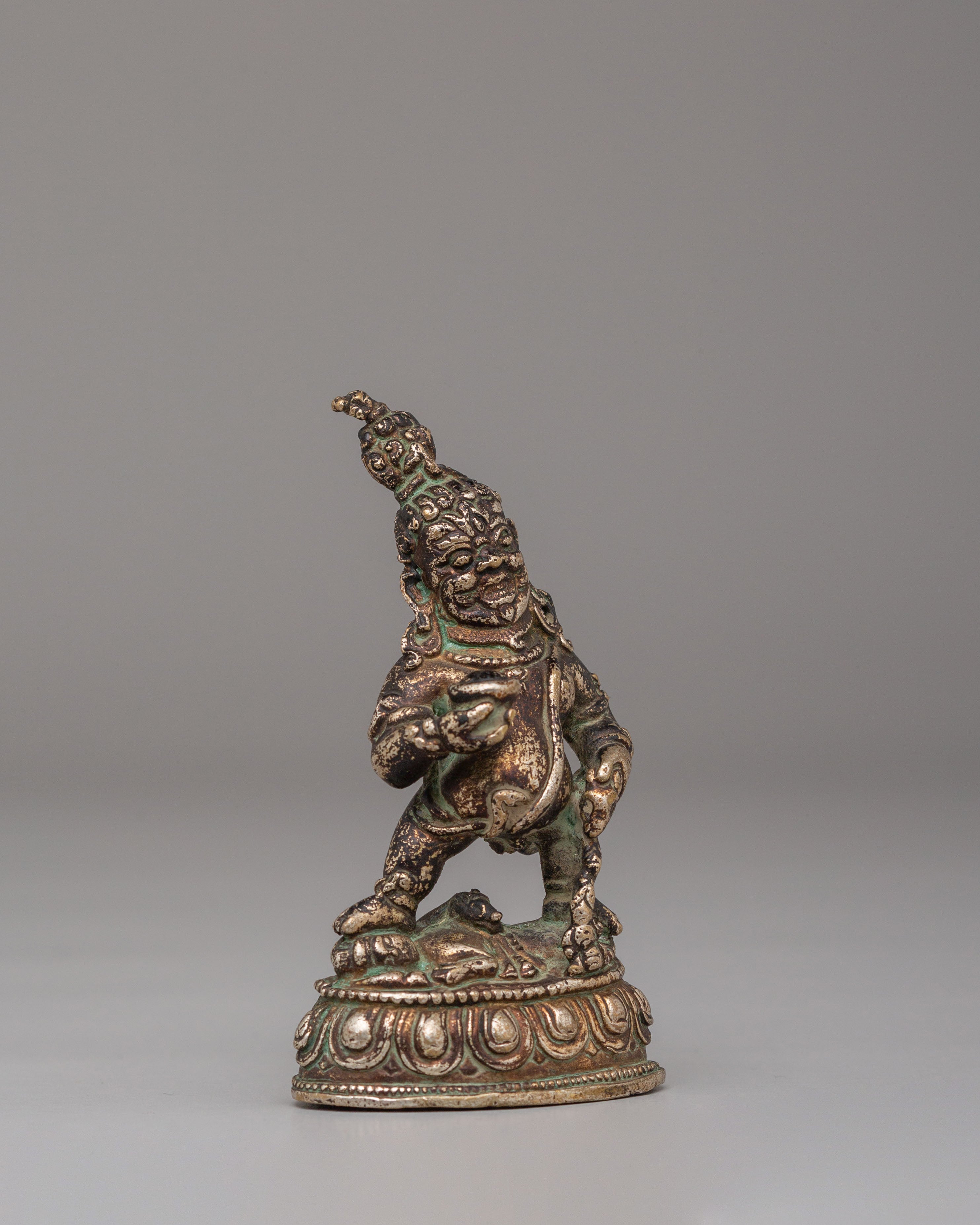 Machine Made Black Dzambhala Deity Statue | Symbolizing Prosperity