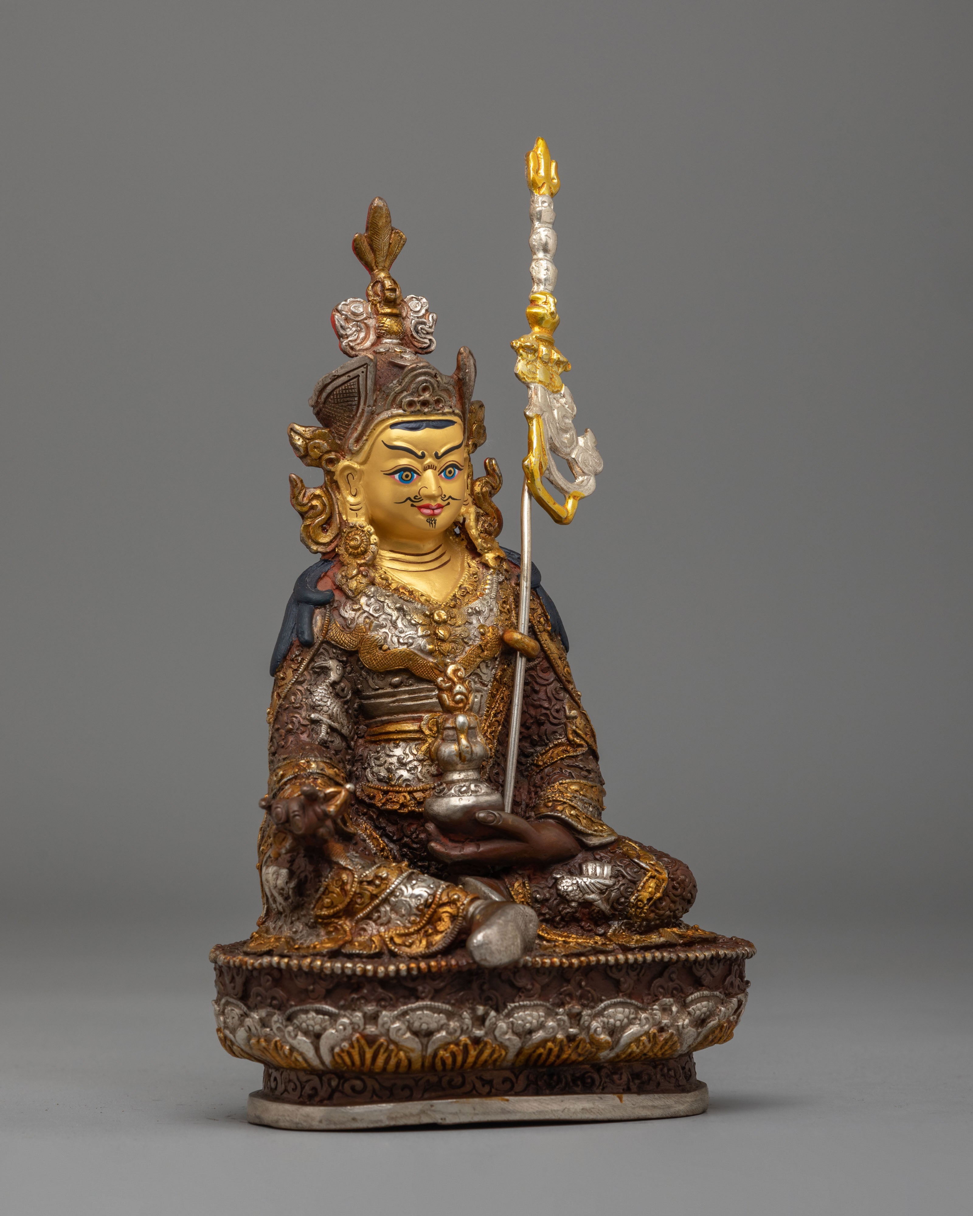 Spiritual Tibetan Guru Rinpoche Statue | Enlightened Master