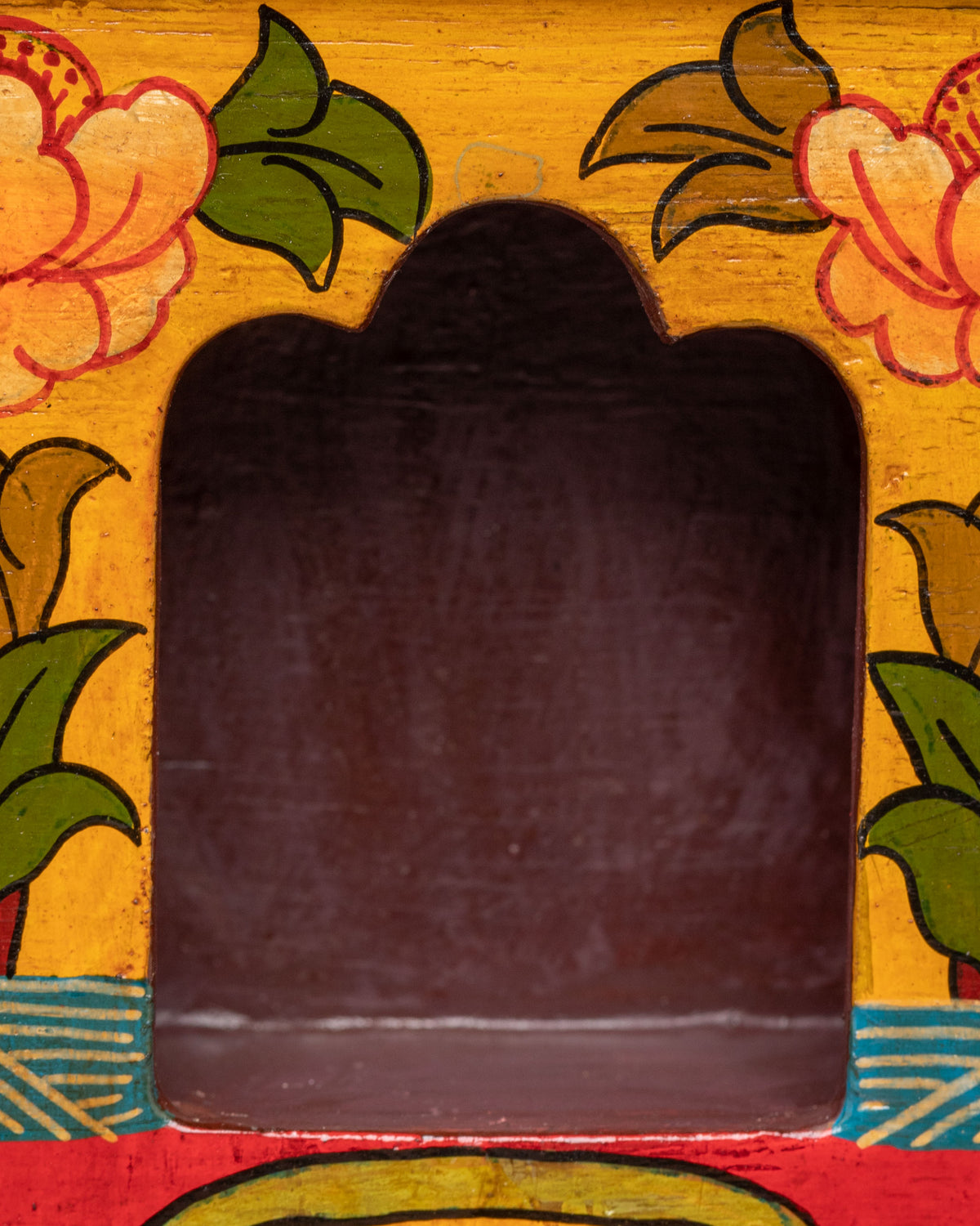 Tibetan Altar Box with Statue | Perfect for Meditation & Spiritual Decor