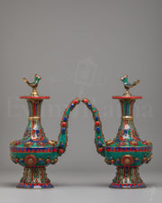 Gemstone Embellished Tea Pot Set