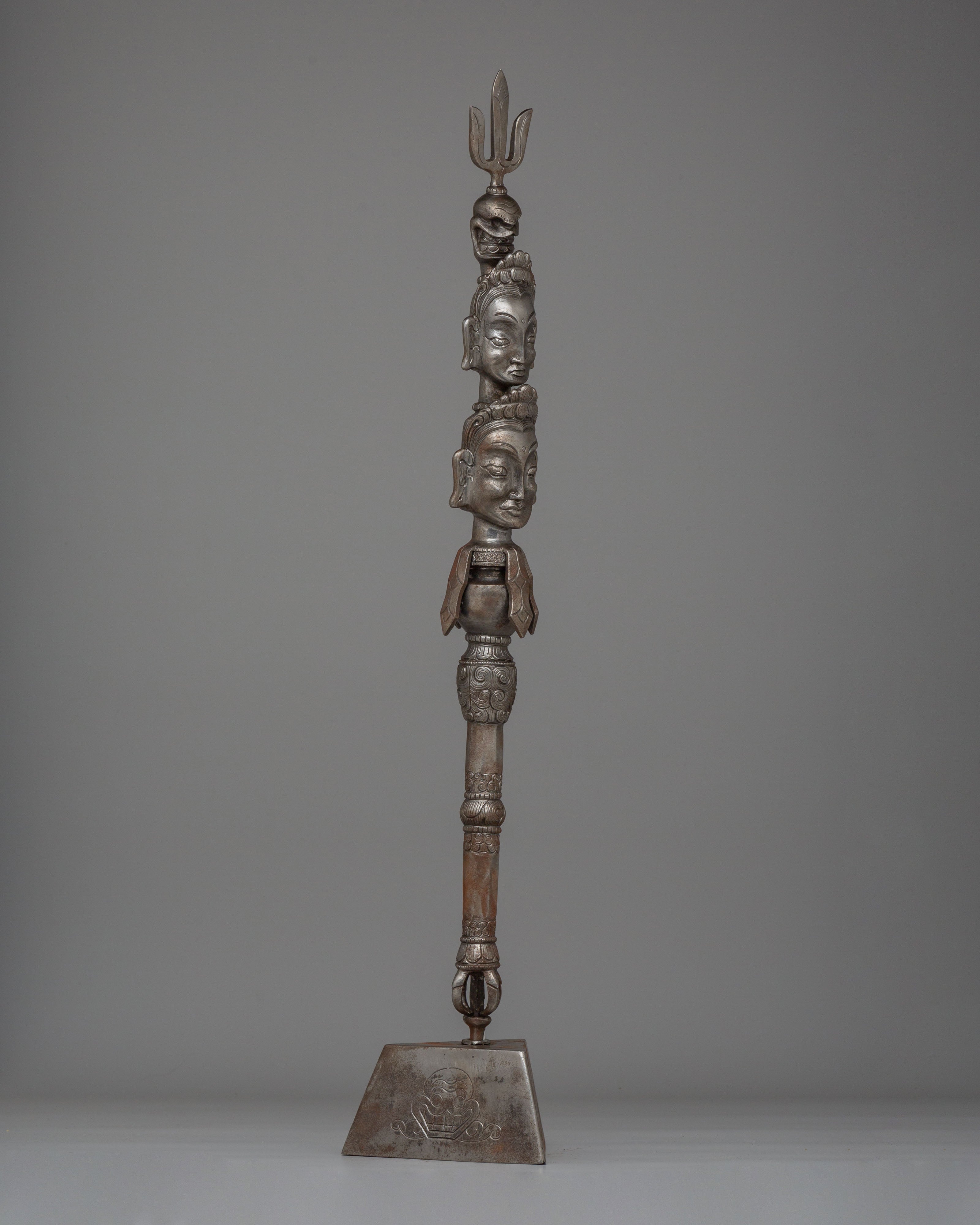Buddhist Ceremonial Khatang | Tibetan Ritual Tool for Ceremonies & Offerings