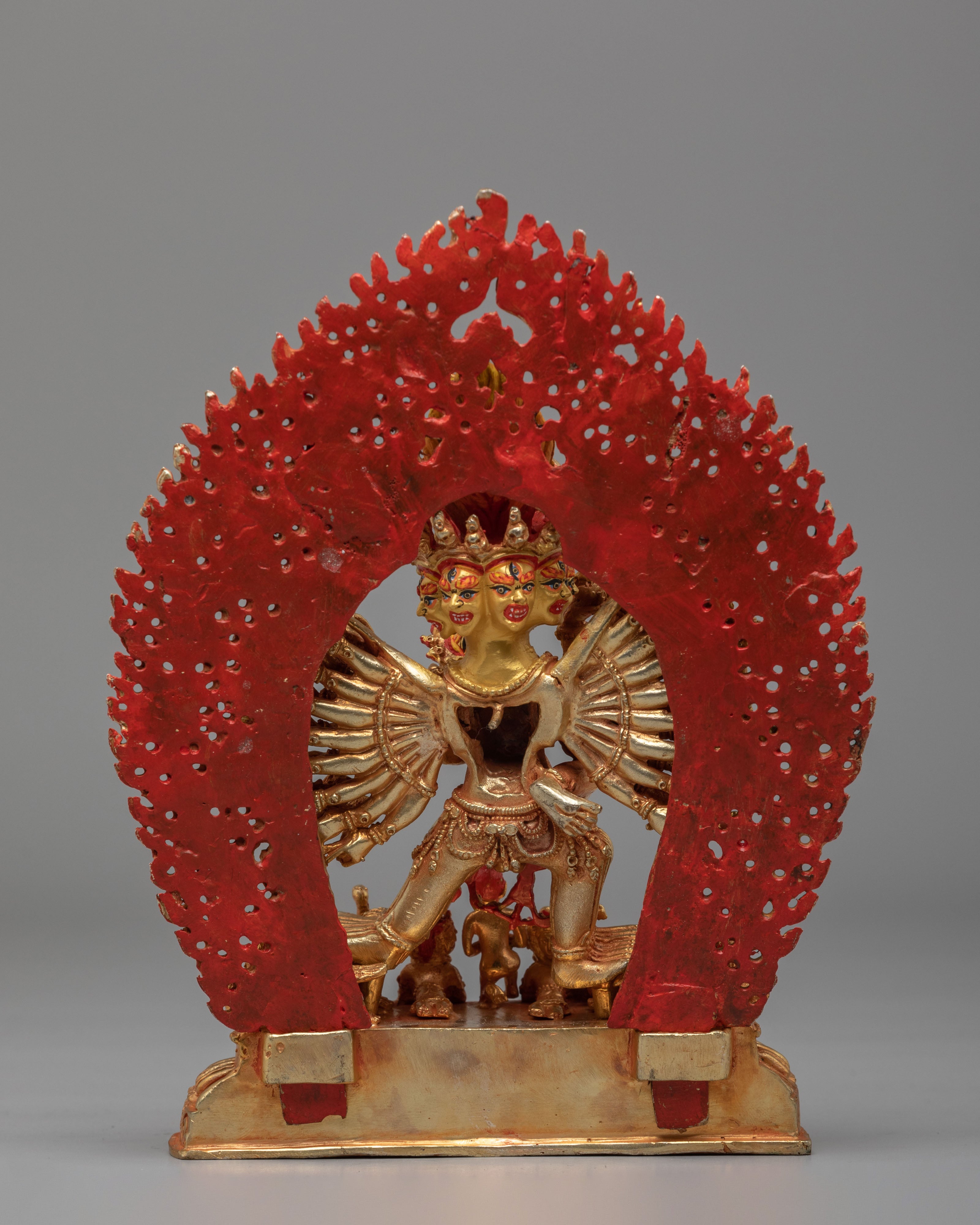 Yamantaka With Consort Statue | Traditional Artwork