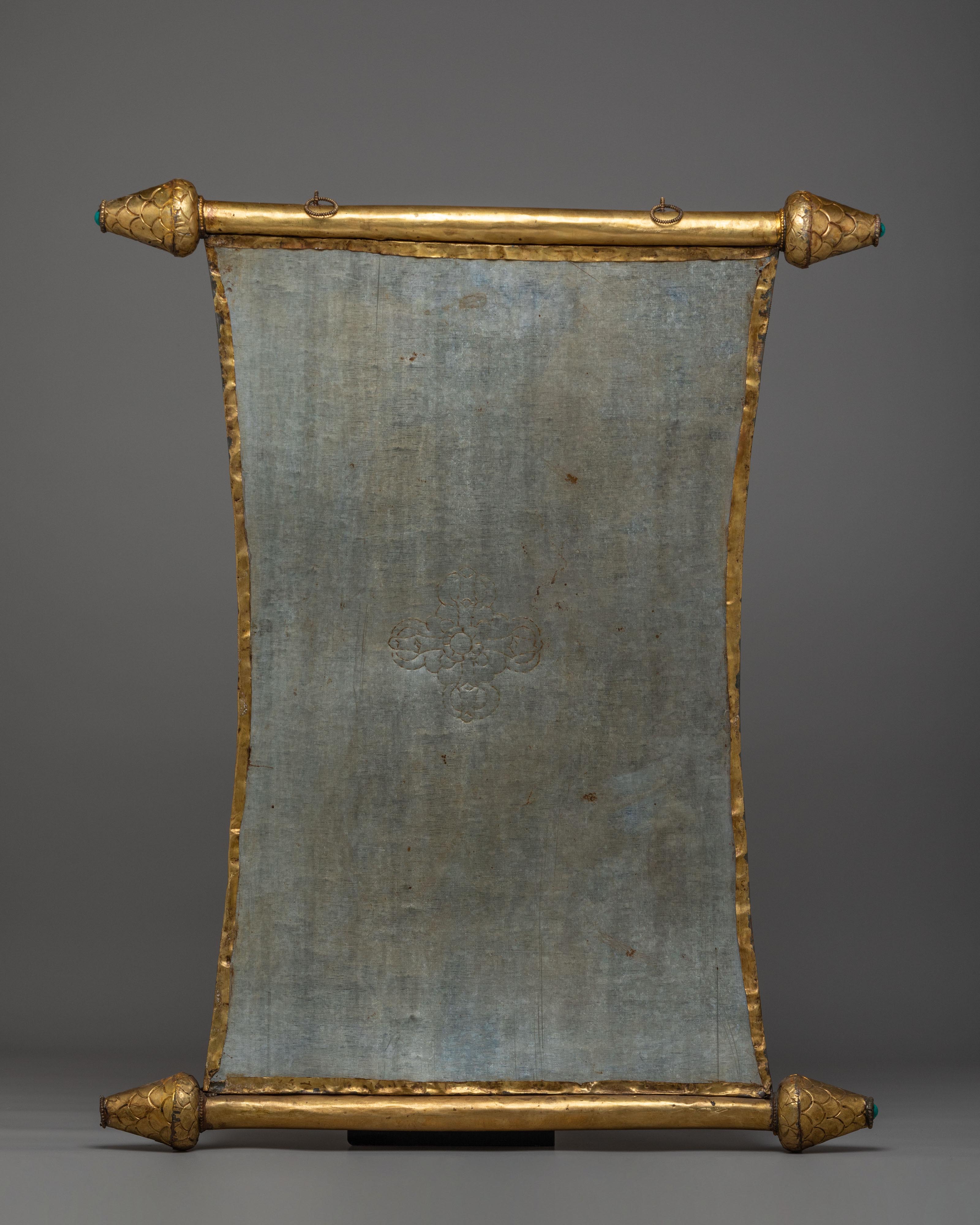 Buddhist Bishwo Vajra Wall Hanging | Tibetan Dorje Wall Art