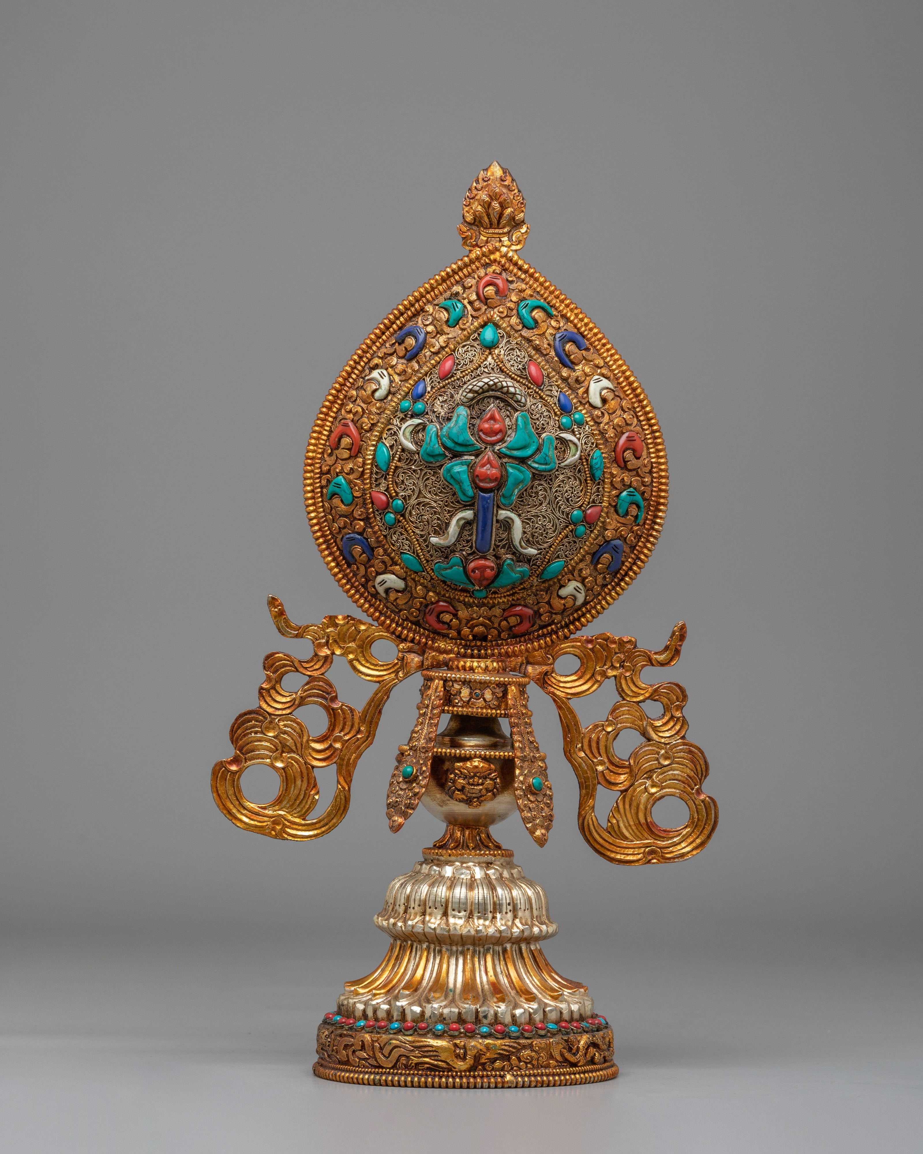 Sacred Ashtamangala Set for Altar | Tibetan Eight Auspicious Symbols Set