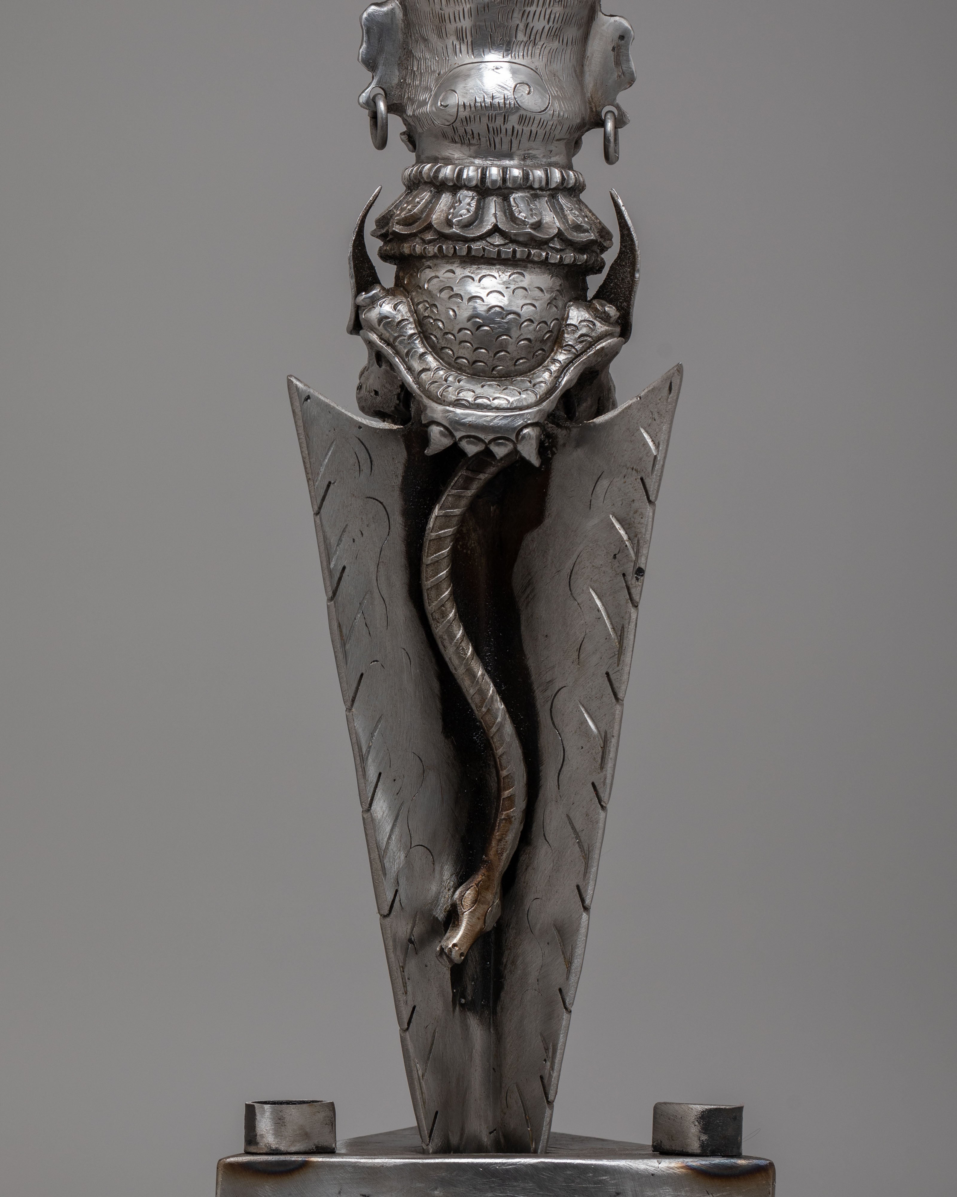 Traditional Tibetan Phurba Dagger | Sacred Ritual Tool for Spiritual Ceremonies