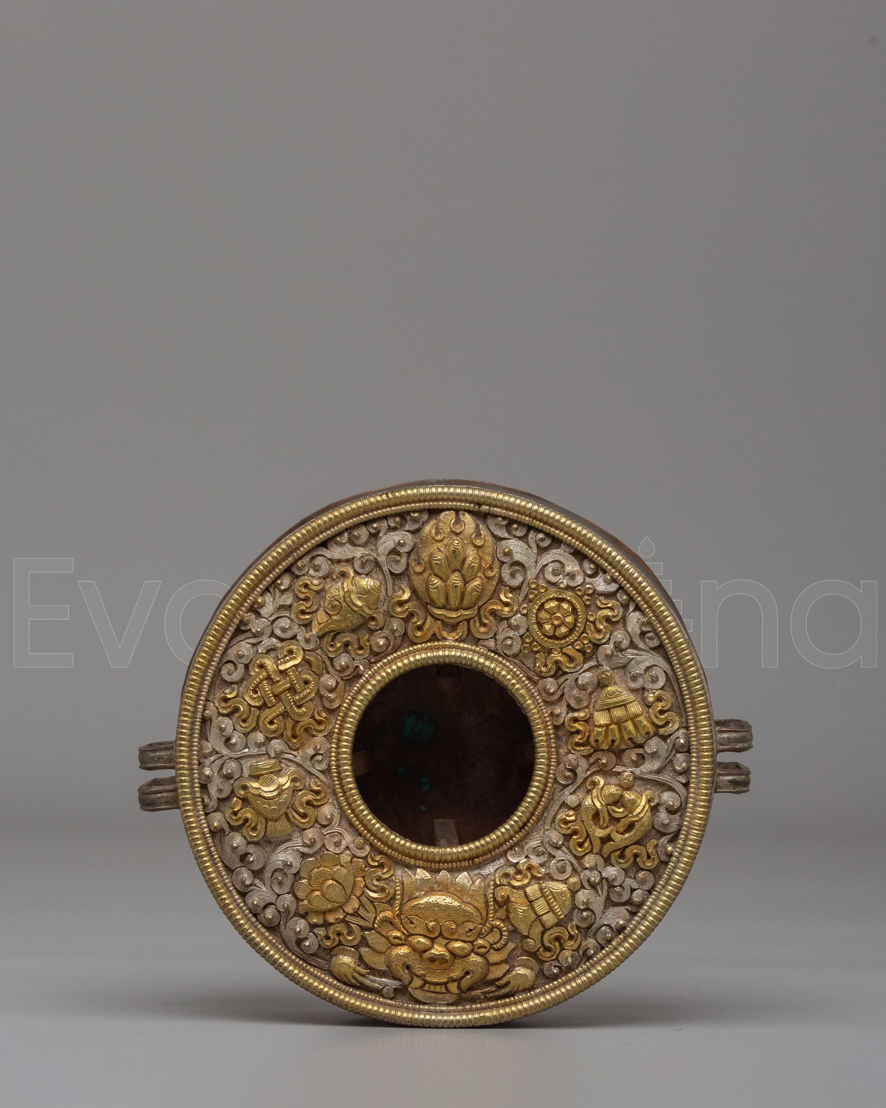 Traditional Tibetan Buddhist Ghau Box 