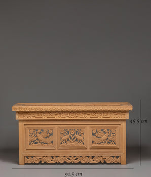 Handmade Wooden Folding Table | Crafted for Versatility