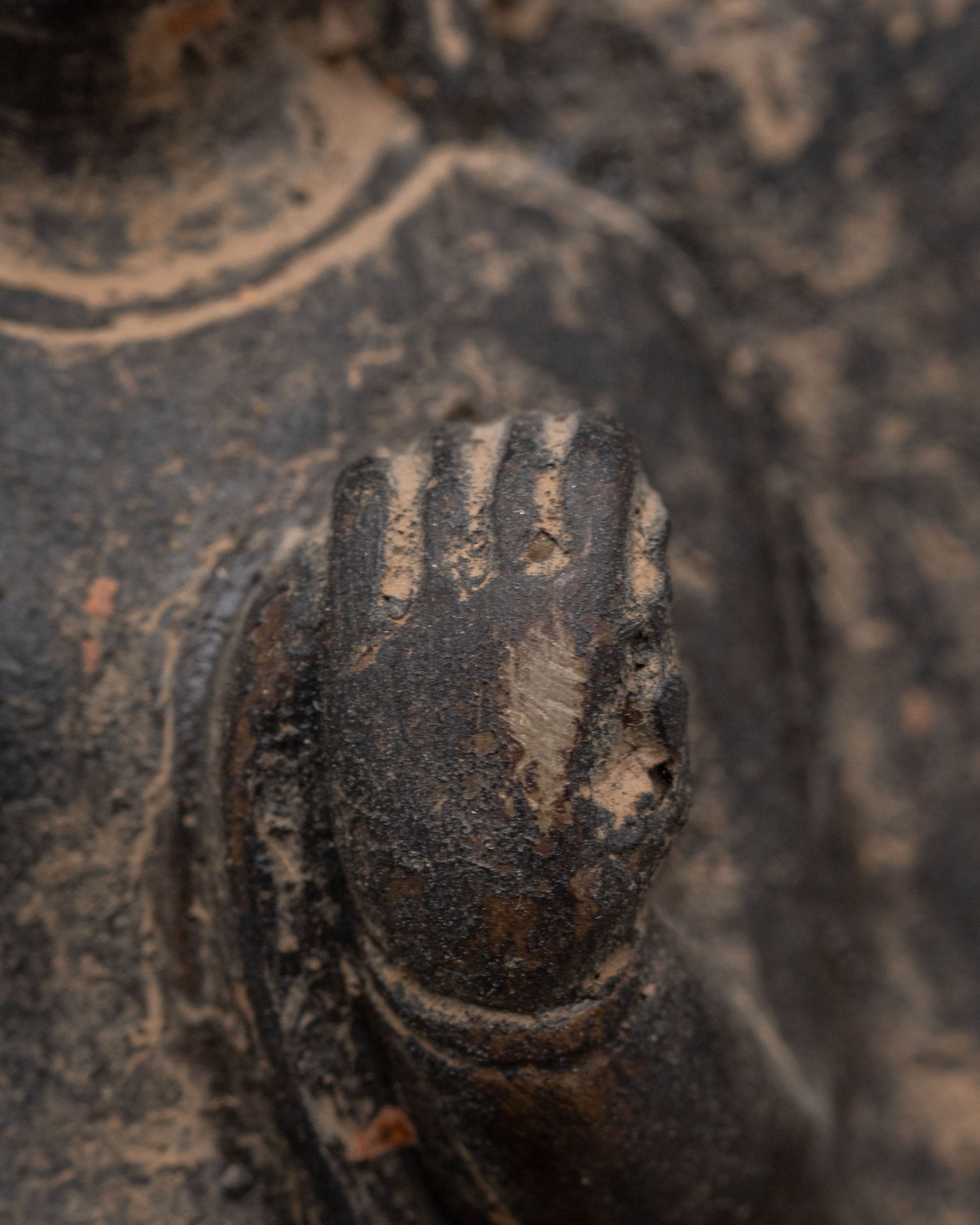 Dipankara Enlightenment Buddha Statue | Ancient Buddhist Stone Sculpture