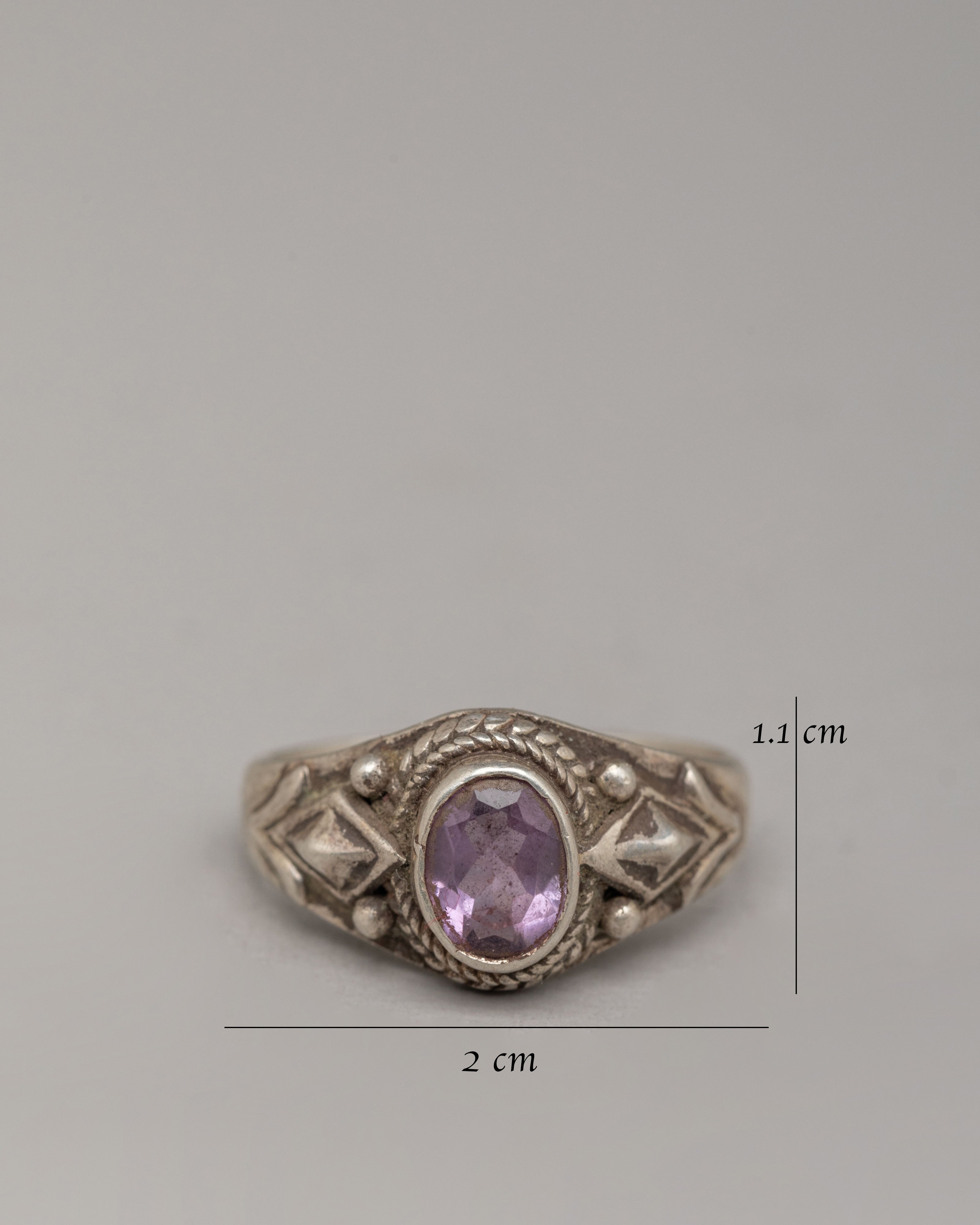 Decorative Art Ring | Handcrafted Silver Ring