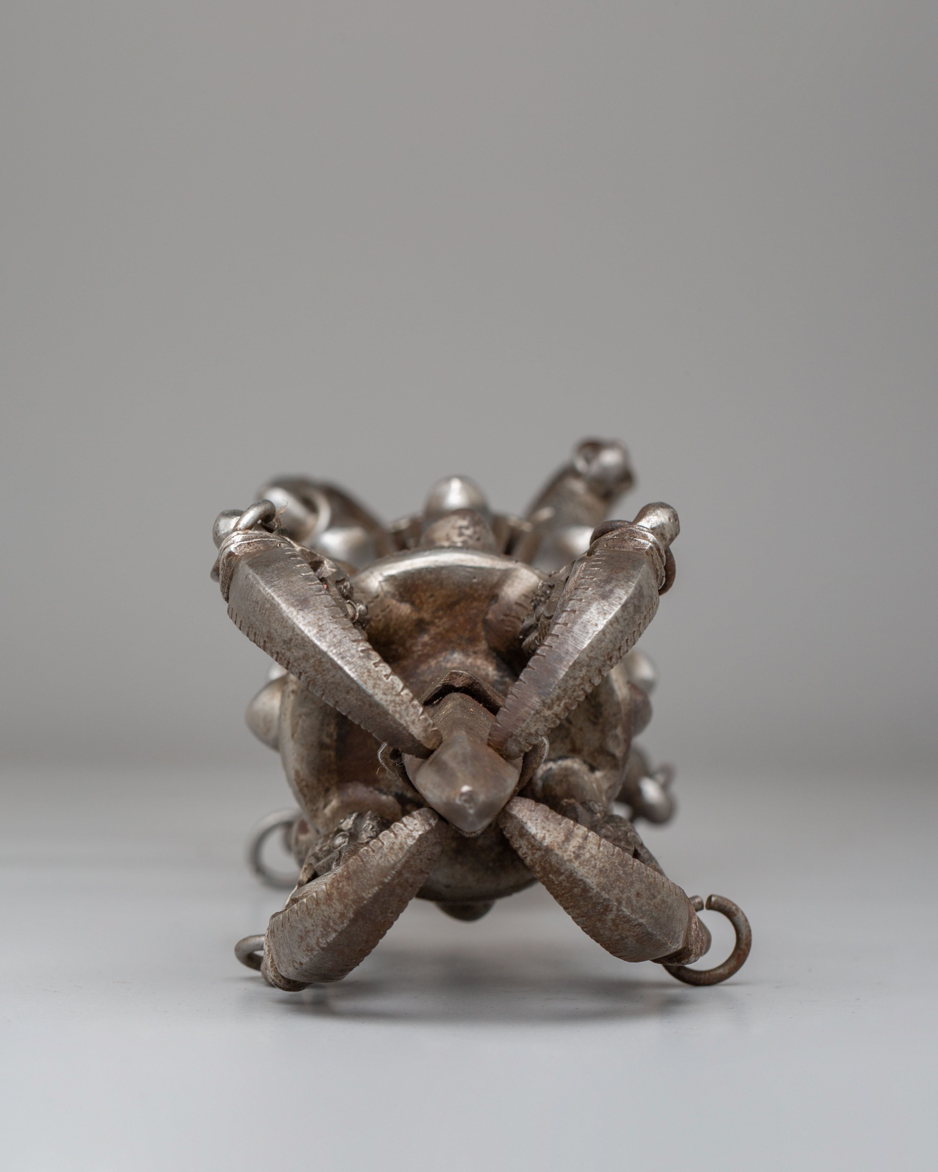 Scared Tibetan Dorje | Iron Ritual Vajra for Spiritual Protection