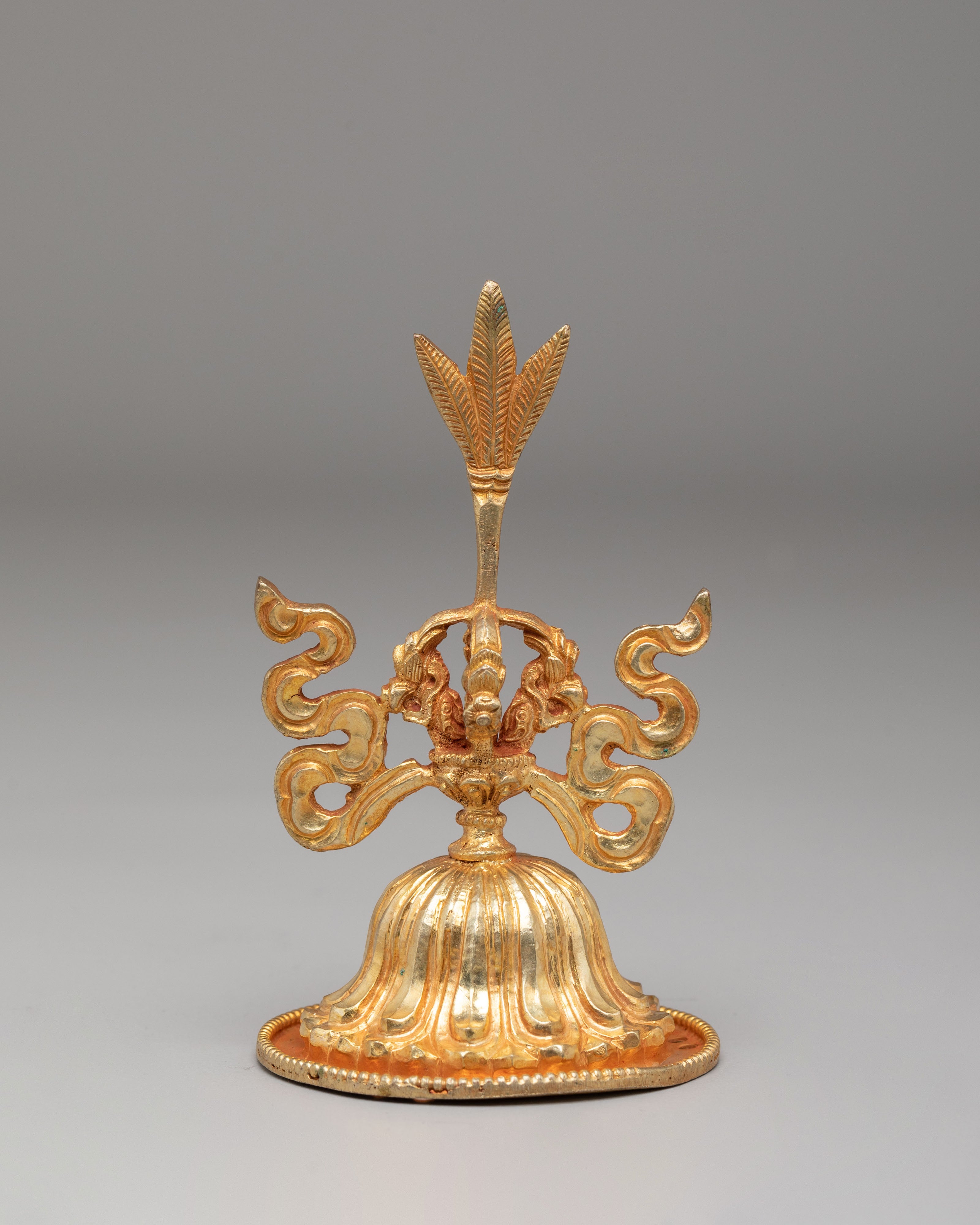 Tibetan Guru Crown Accessories | Handcrafted Copper, Gold & Silver Plated Vajra Crown