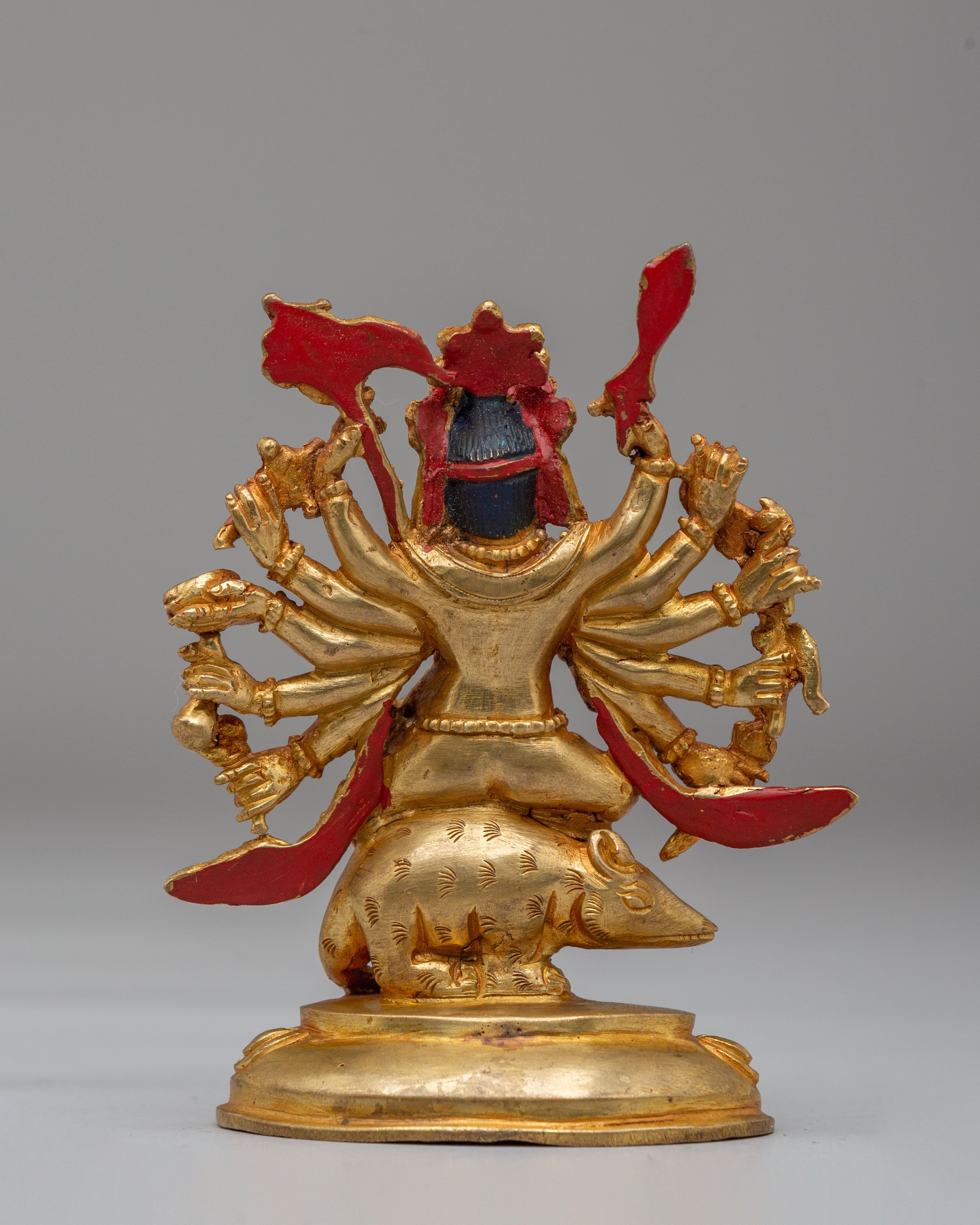 Maha Rakta Ganesha God Statue | Traditional Ganesh Statue