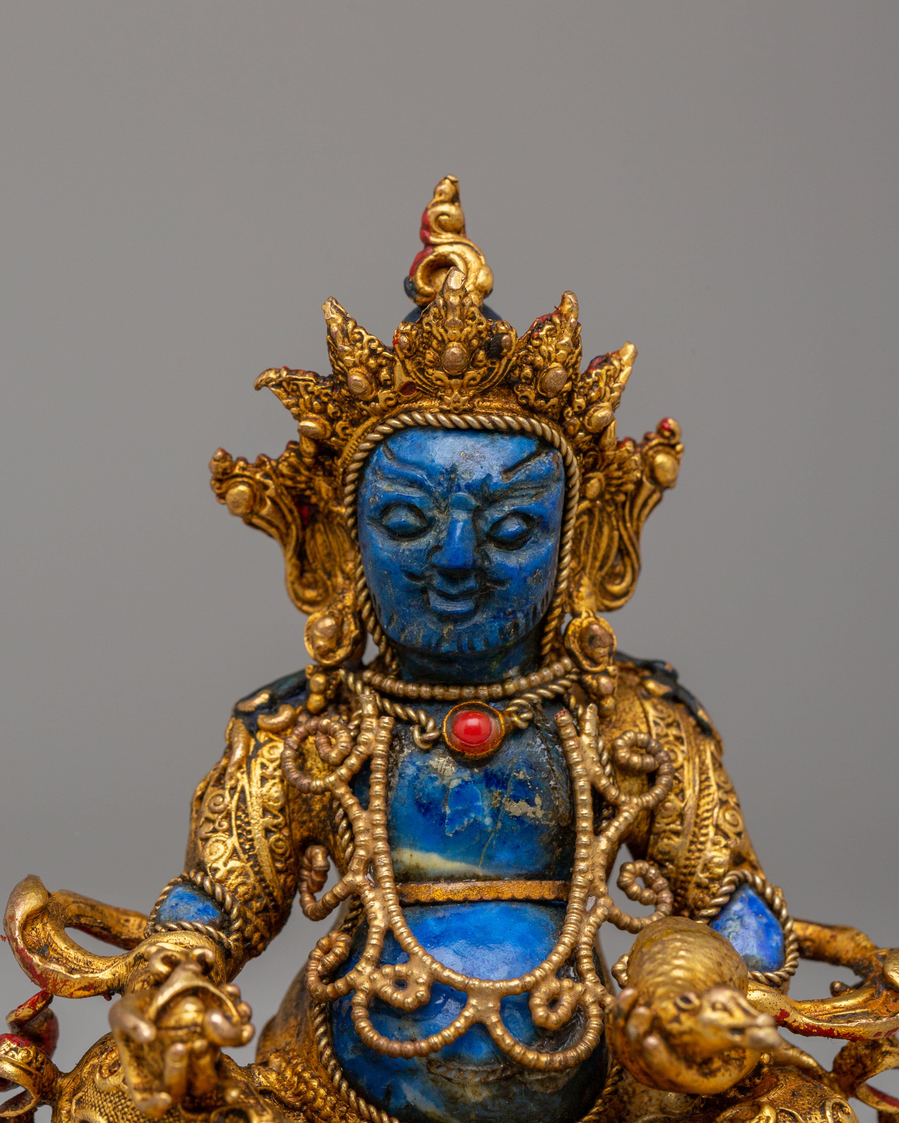 Dzambhala Wealth and Prosperity Deity Statue | Himalayan Artwork