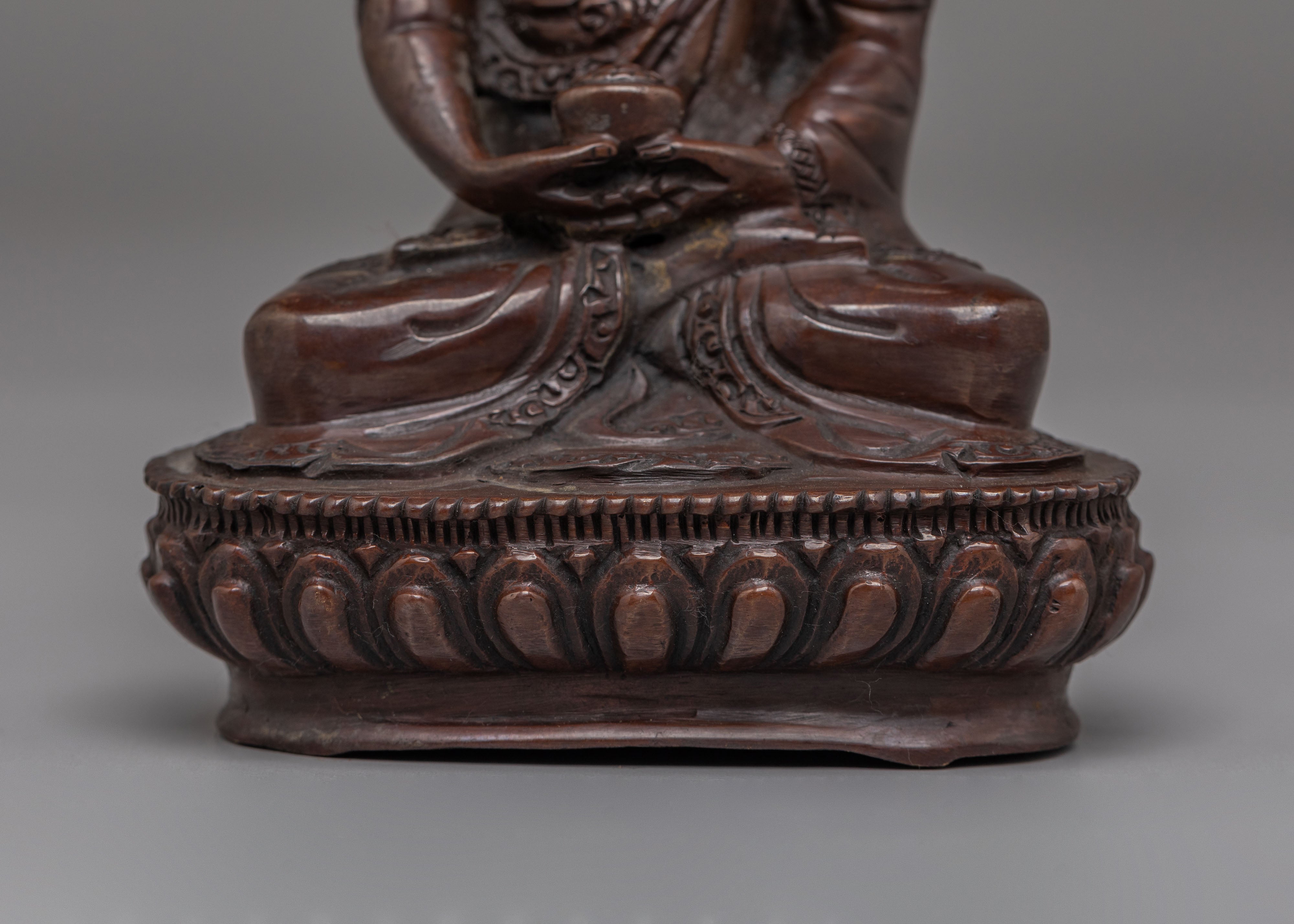 Sacred Tibetan Amitabha Buddha Statue | Symbol of Infinite Light and Compassion