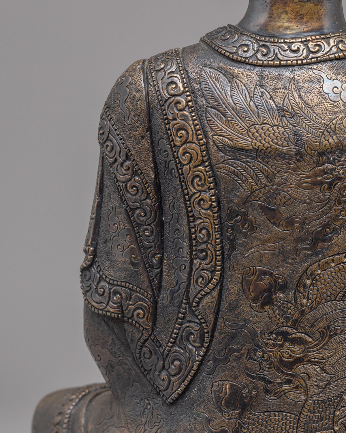 Traditional Himalayan Shakyamuni Buddha Figure | Artwork for Spiritual Decor