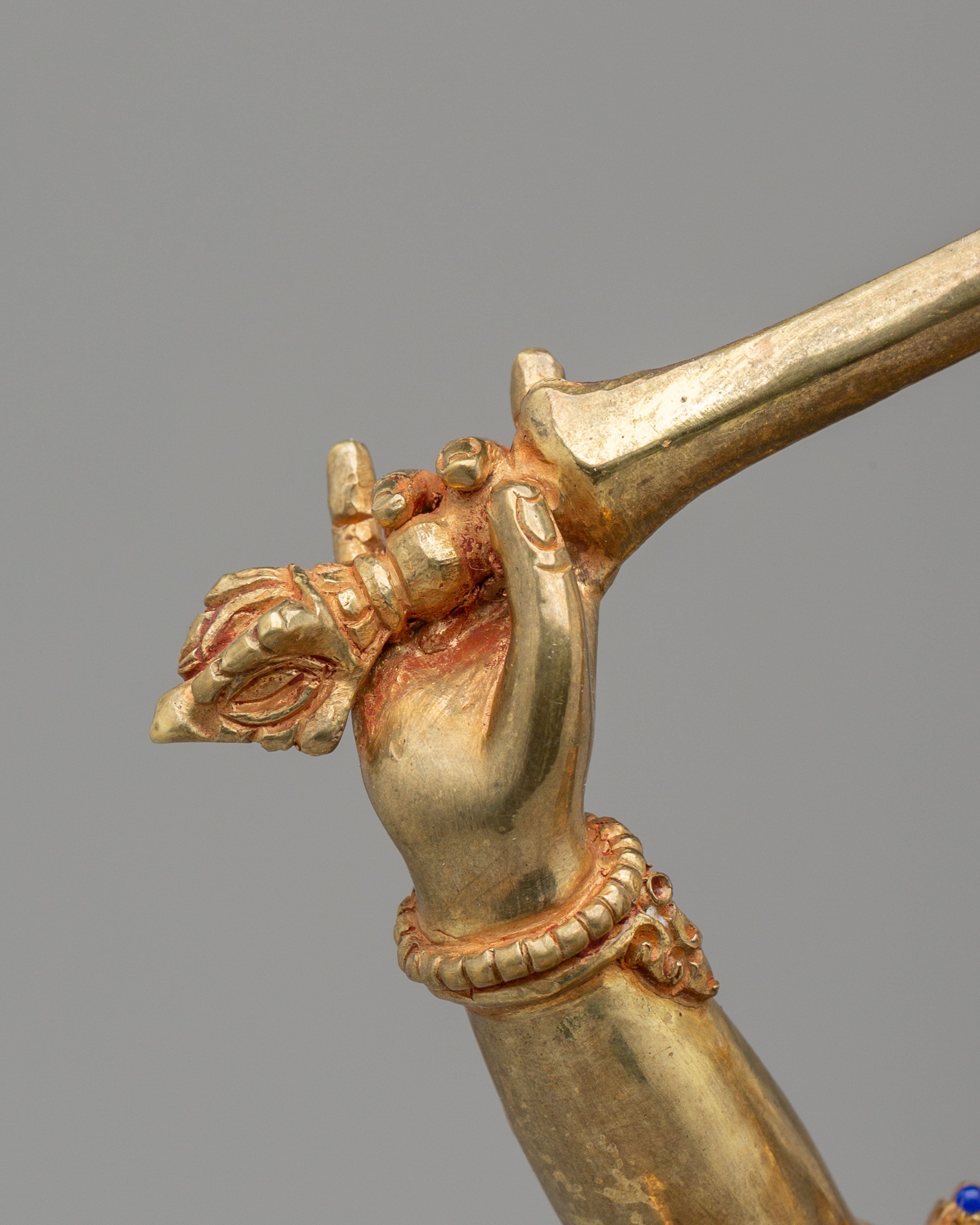 Handcrafted Manjushri Bodhisattva Statue | Spiritual Home Decor