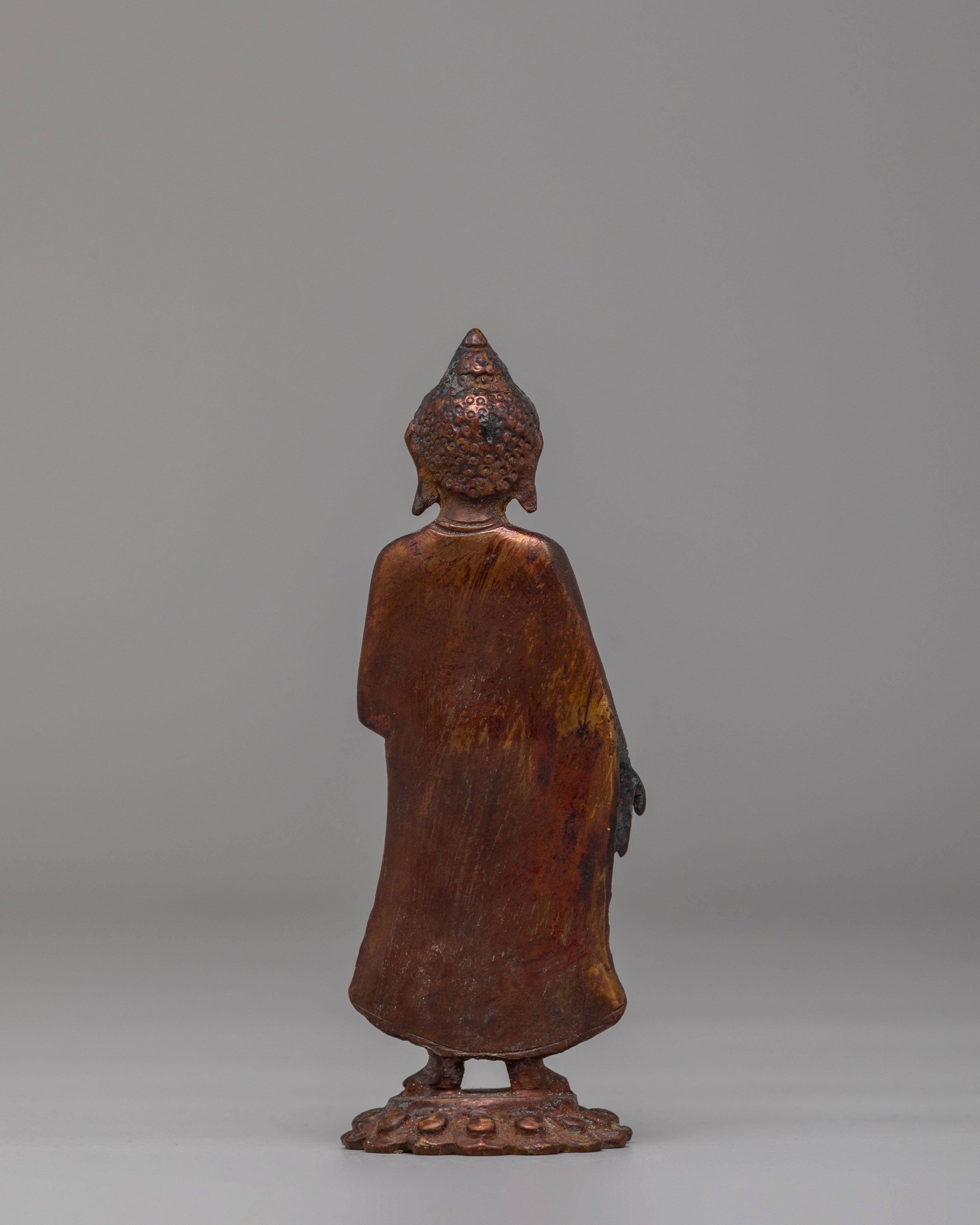 Ceremonial Dipankara Shrine Statue | Symbol of Light and Compassion