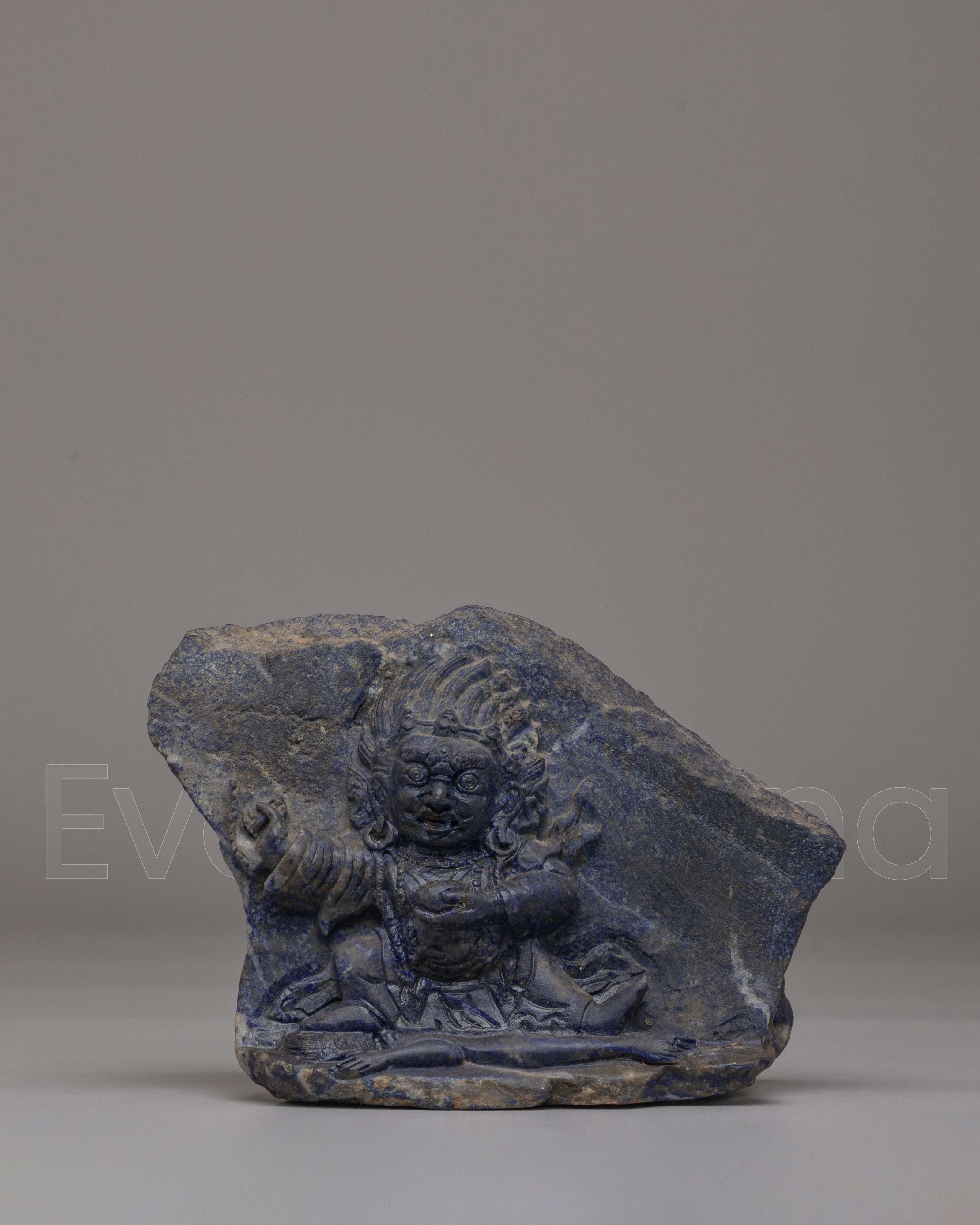 Scared Mahakala Bergachen Statue