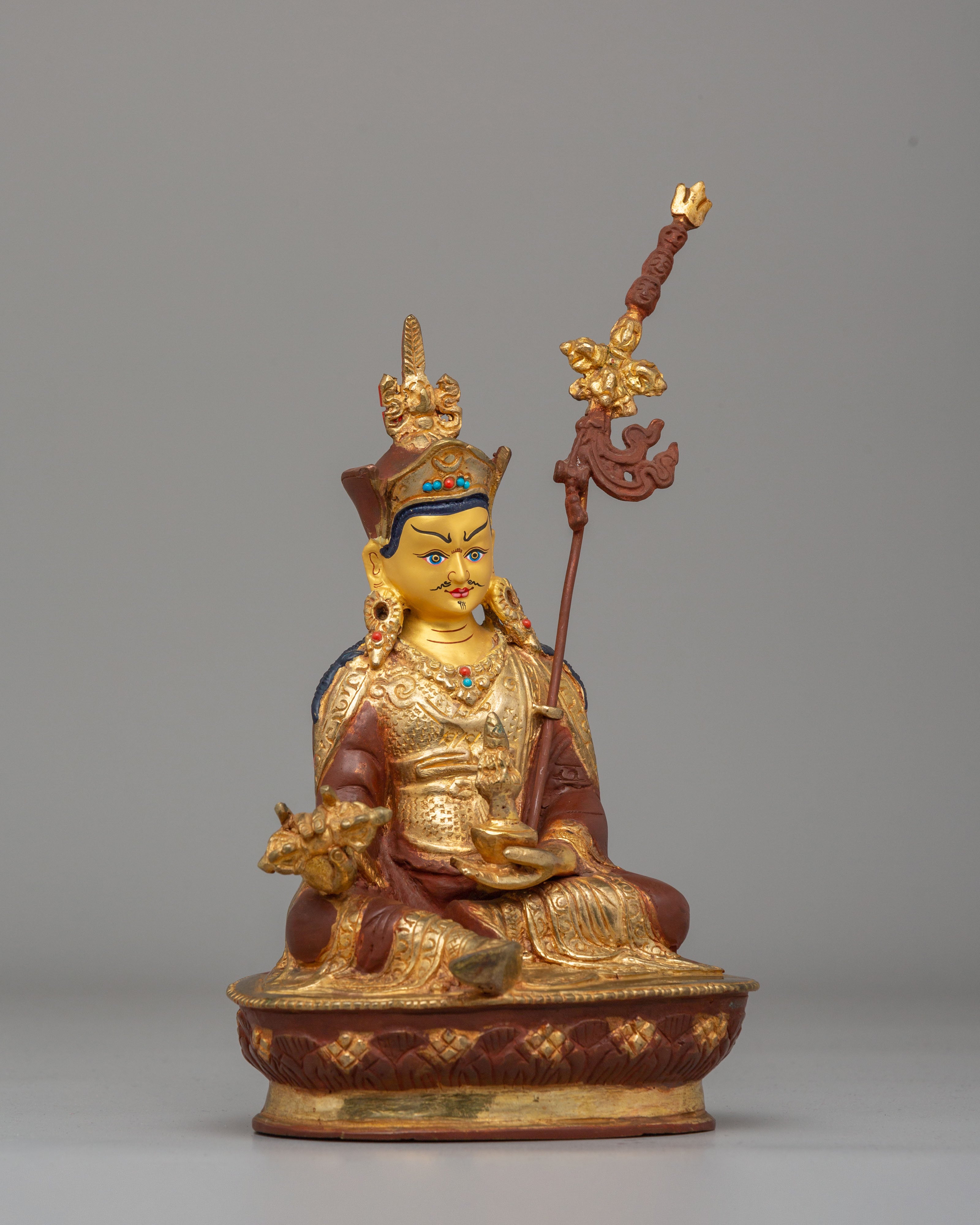 Vajrayana Guru Rinpoche Statue | Himalayan Buddhist Decor