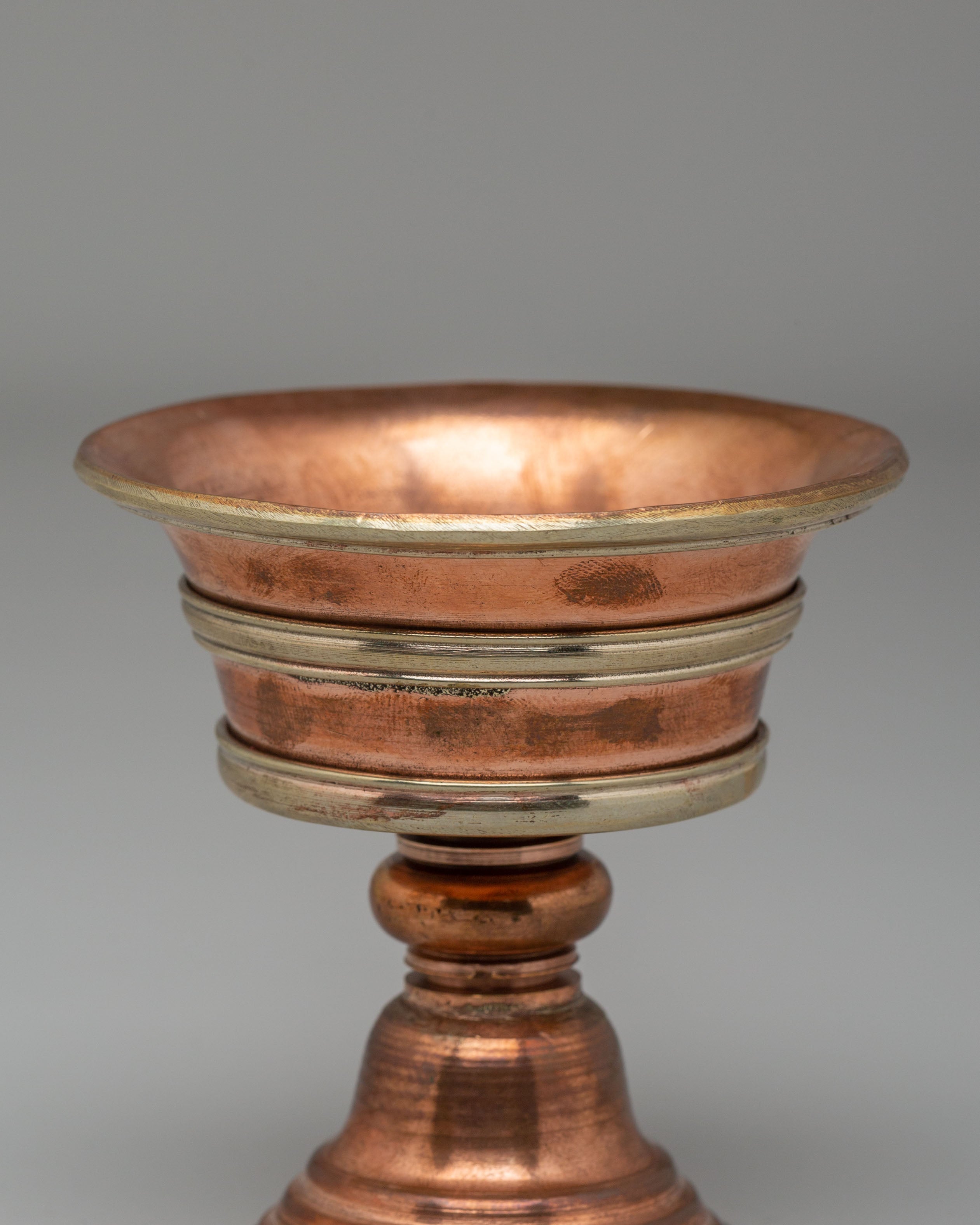 Buddhist Butter Lamp for Light Offerings | Tibetan Altar Offering Lamp