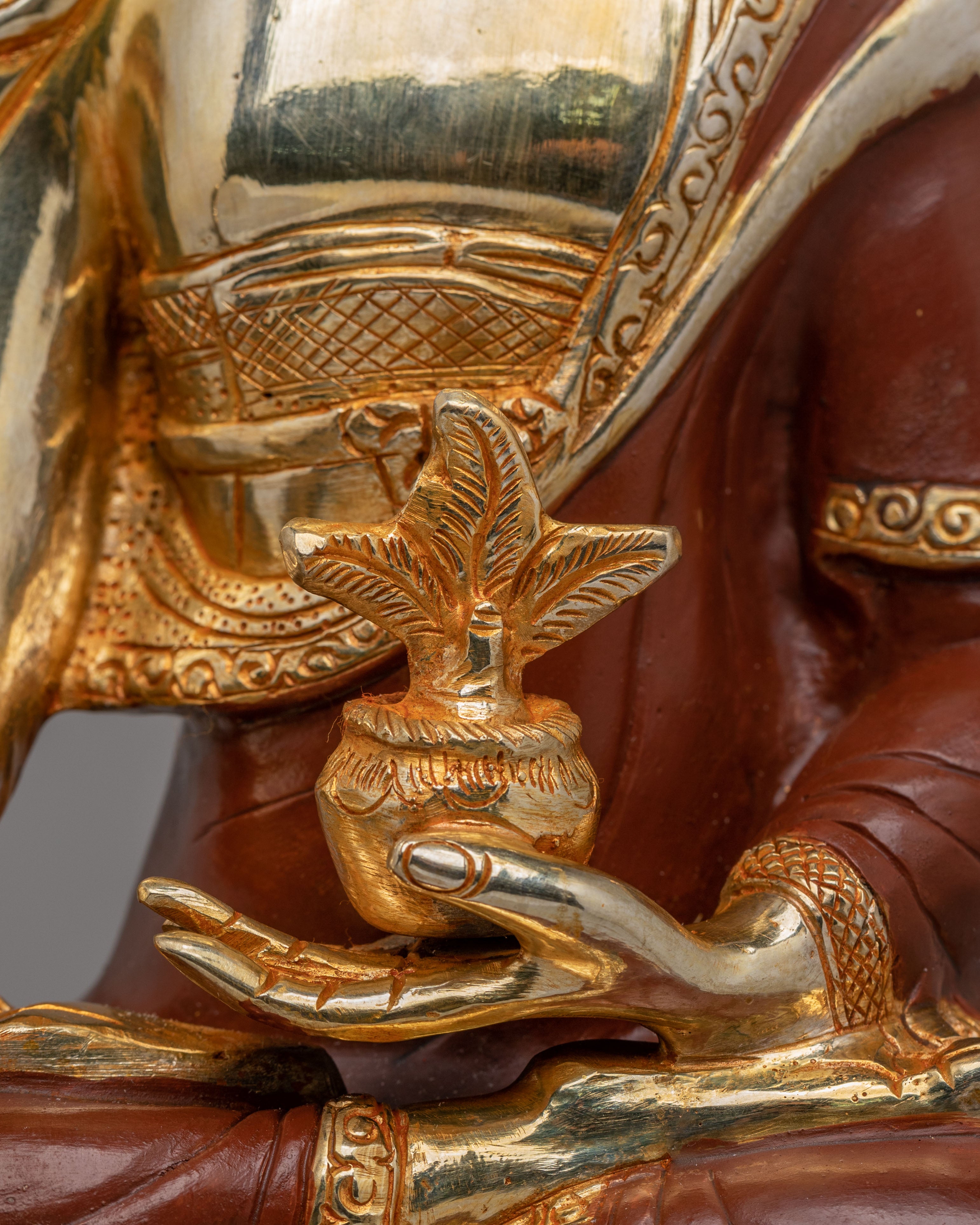 Traditional Tibetan Healing Buddha Statue | Medicine Buddha Sculpture