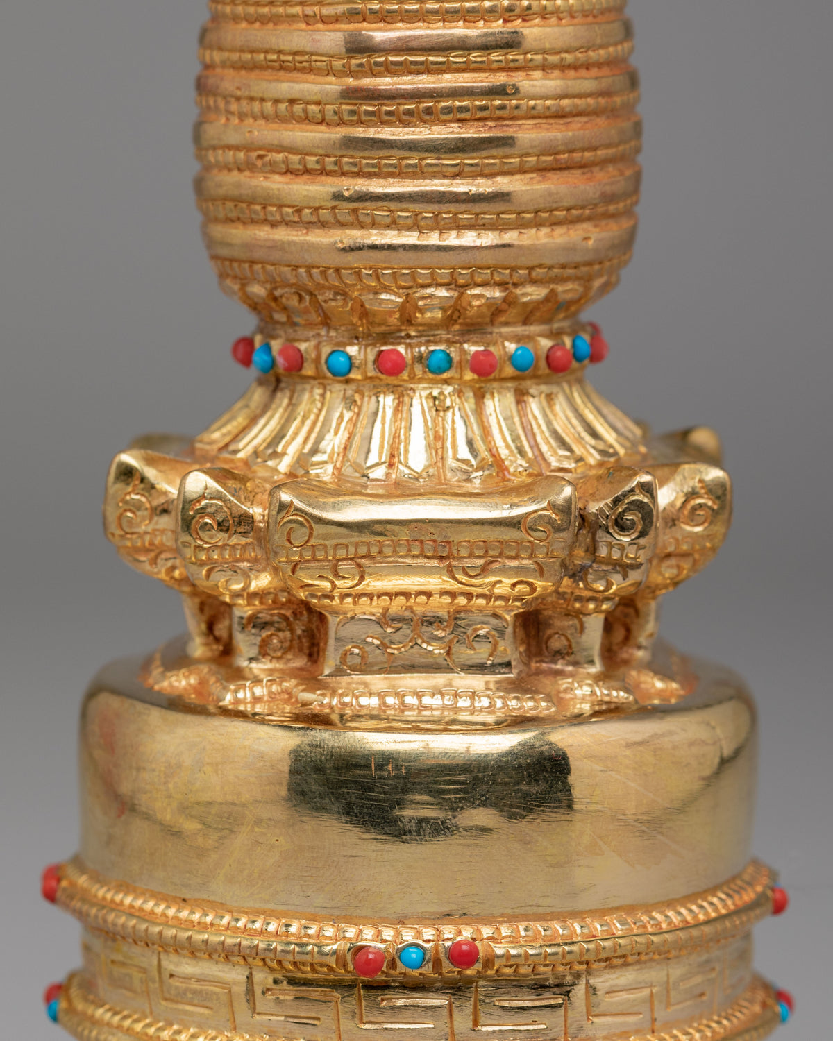 Tibetan Kadampa Stupa Sculpture | Symbol of Spiritual Enlightenment