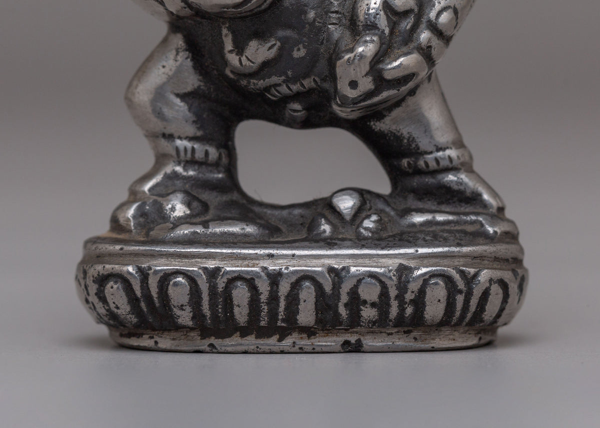 Traditional Black Dzambhala Statue | Tibetan Wealth Deity