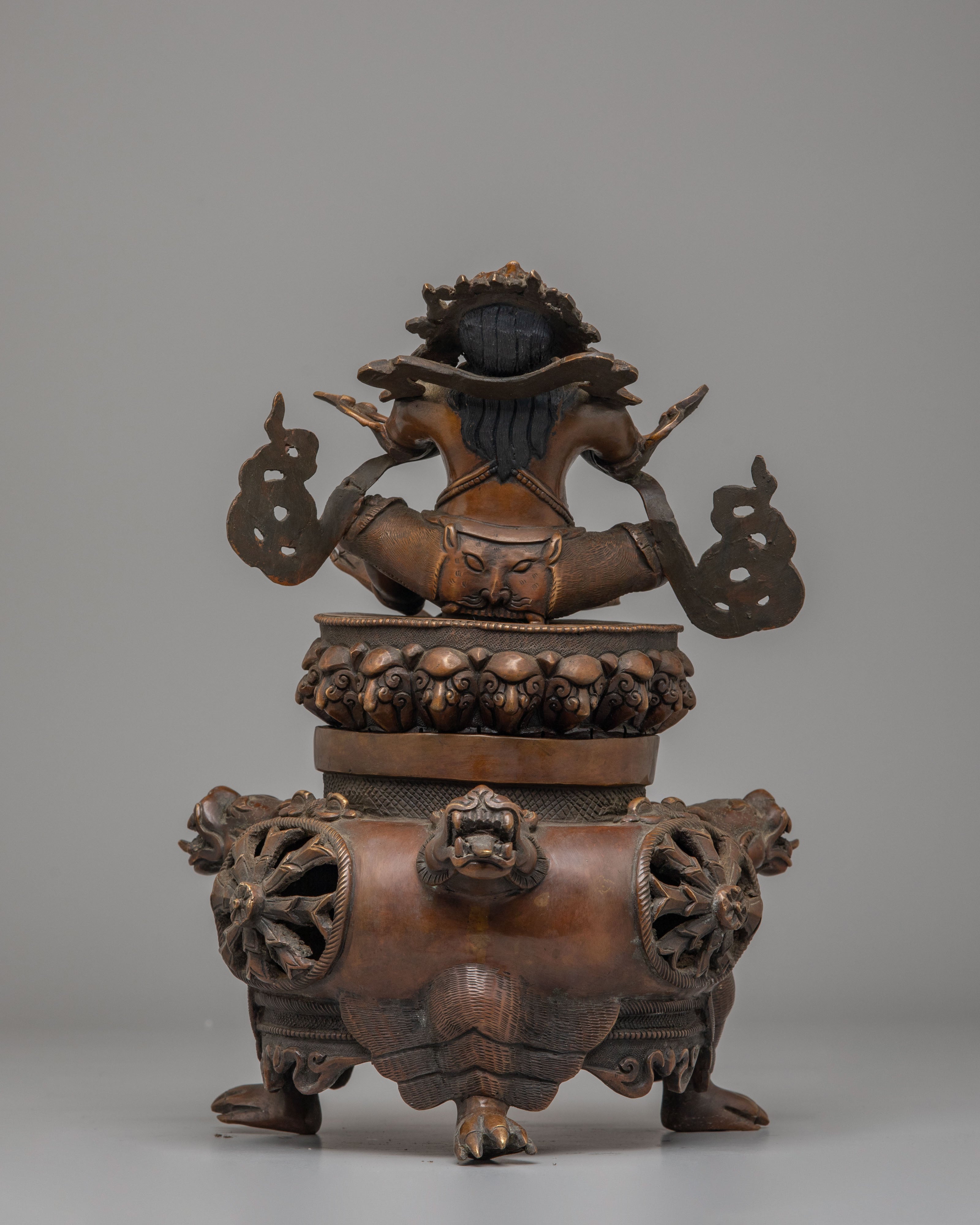 Tibetan Vajradhaka Sculpture for Purification | Buddhist Altar Decor for Ritual Practice