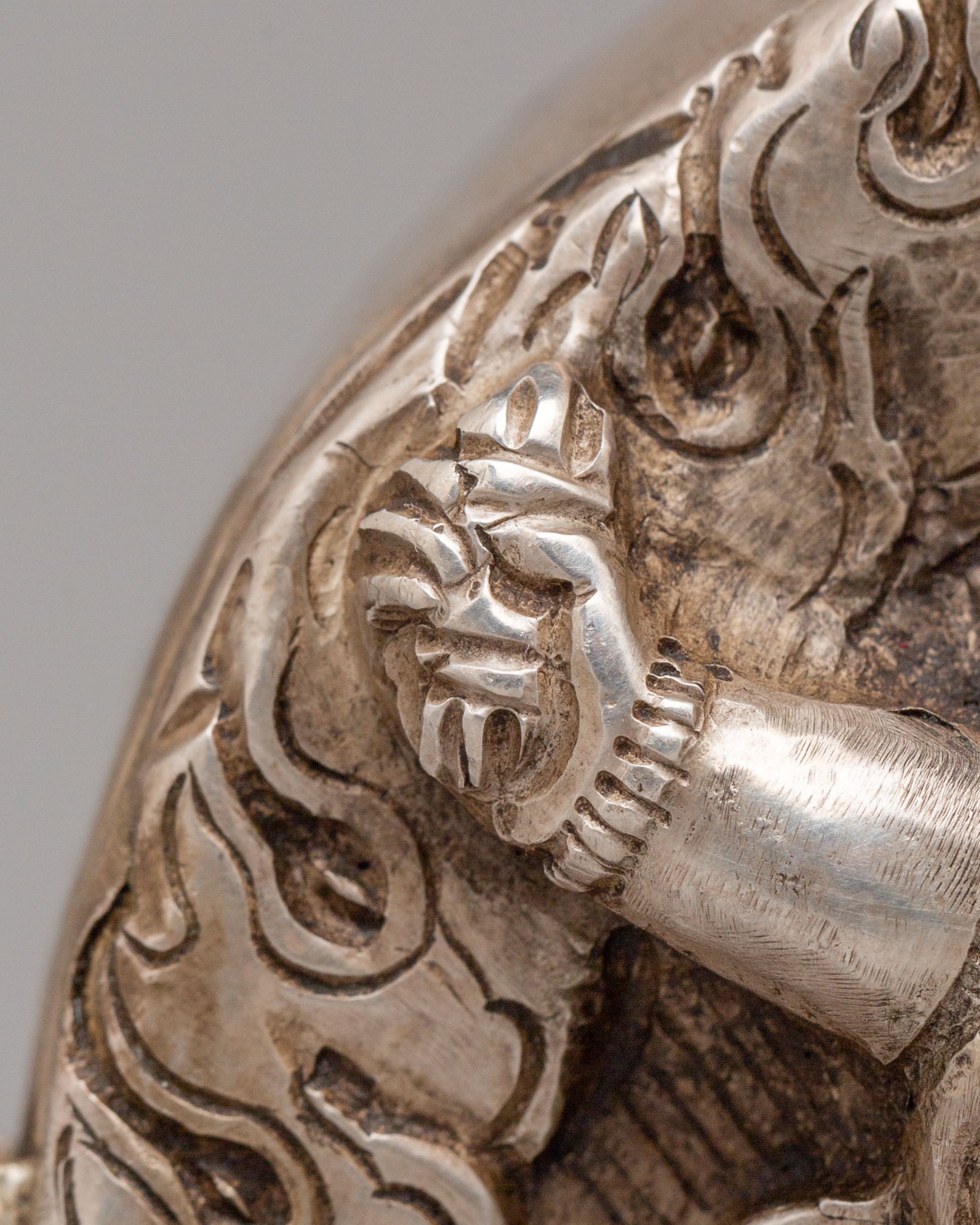 Traditional Vajrapani Ghau Box | Vajrapani Protection Symbol for Altar