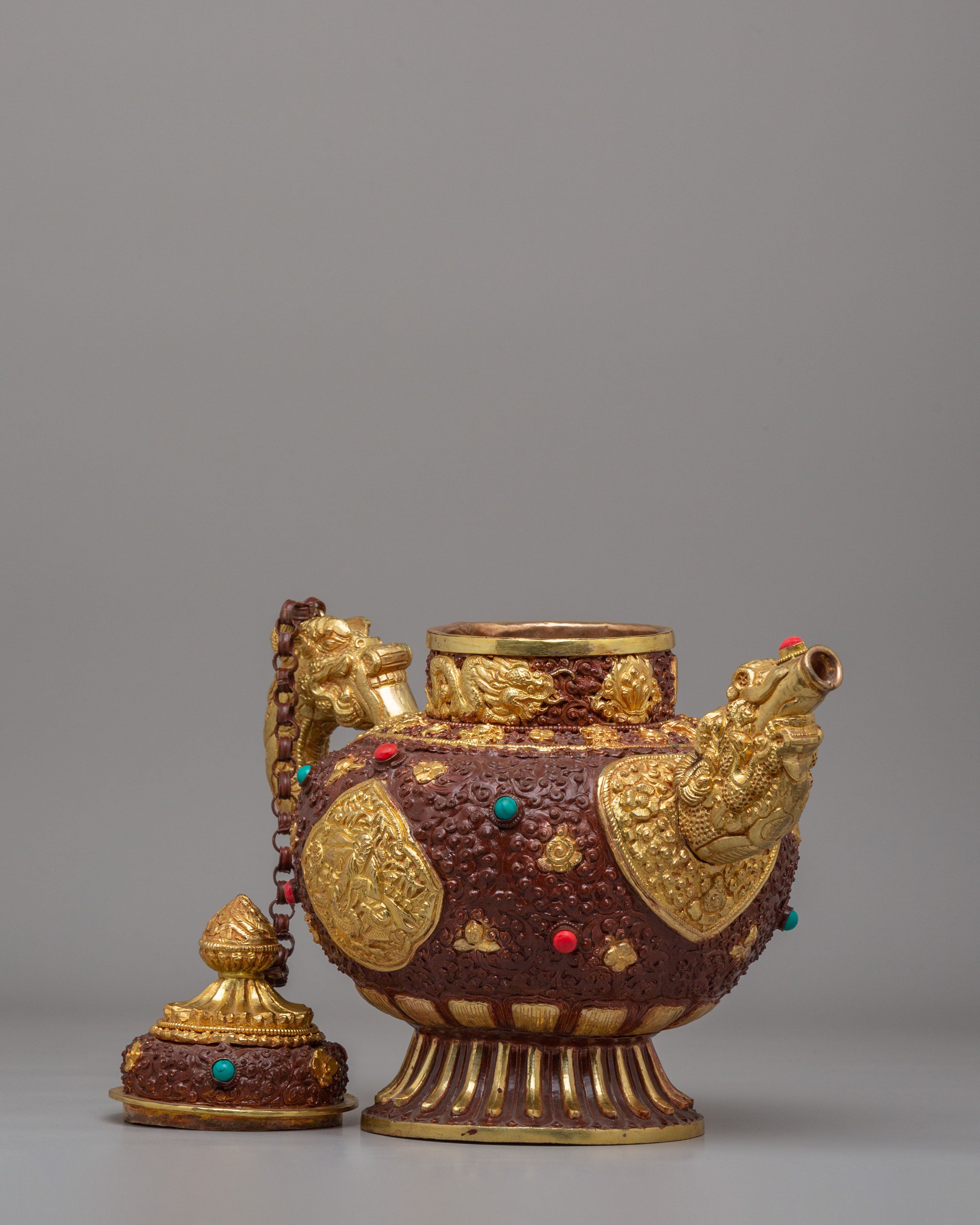 Himalayan Tibetan Tea Pot | Spiritual and Cultural Decor